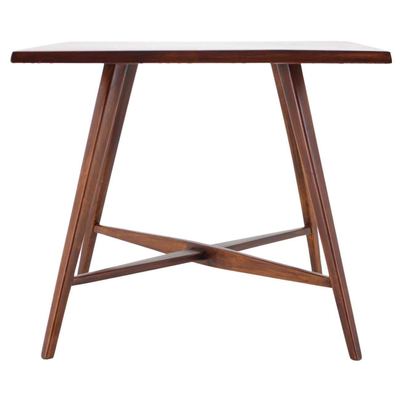 Table basse en chêne des années 1960, Tchécoslovaquie