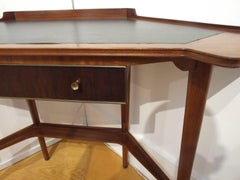 1960s oak corner DESK