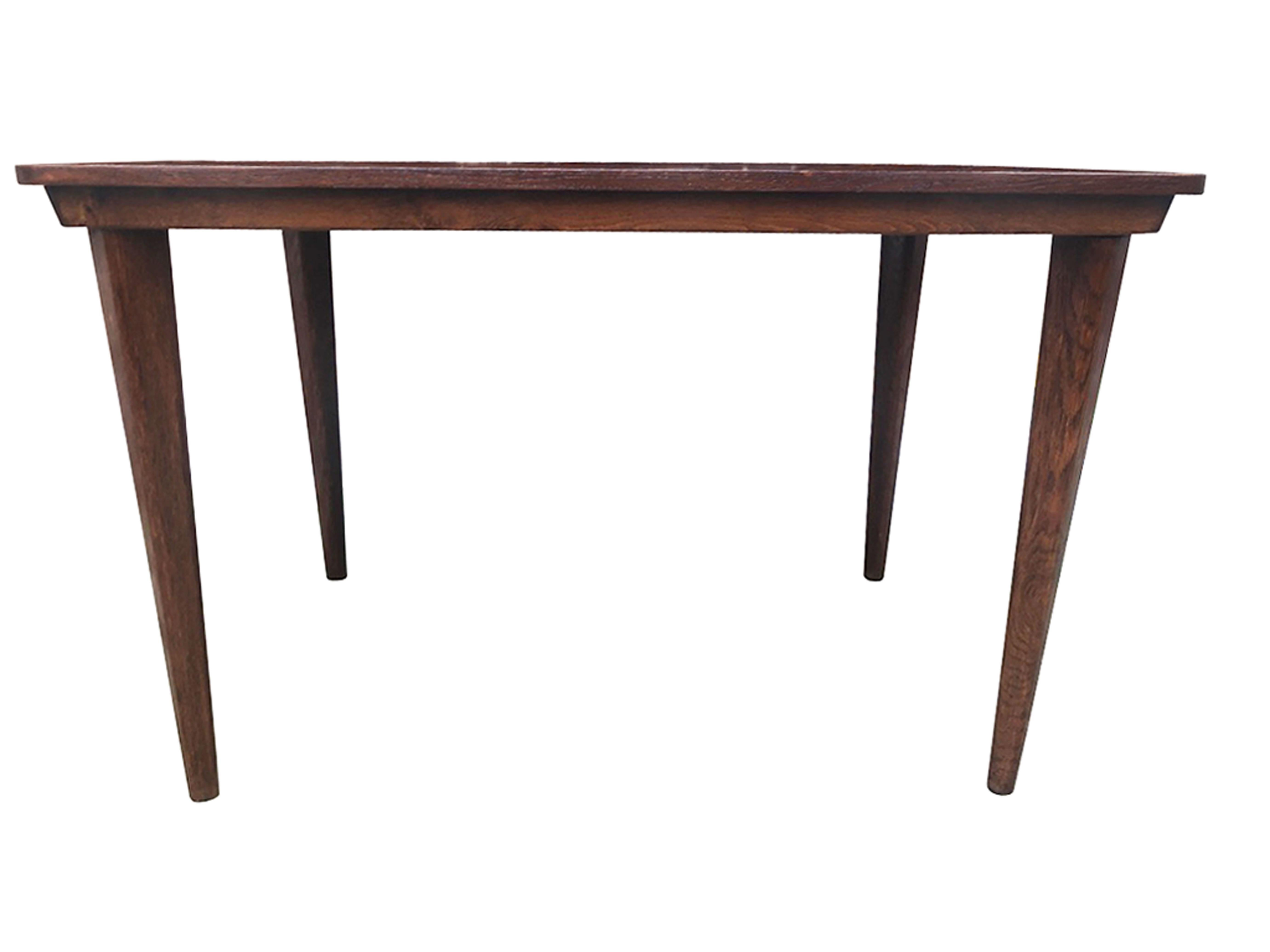Scandinavian Modern 1960's Oak DIning Table by UP Zavody For Sale