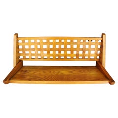 Vintage 1960s Oak Folding Shelf By ULUV, Czechoslovakia