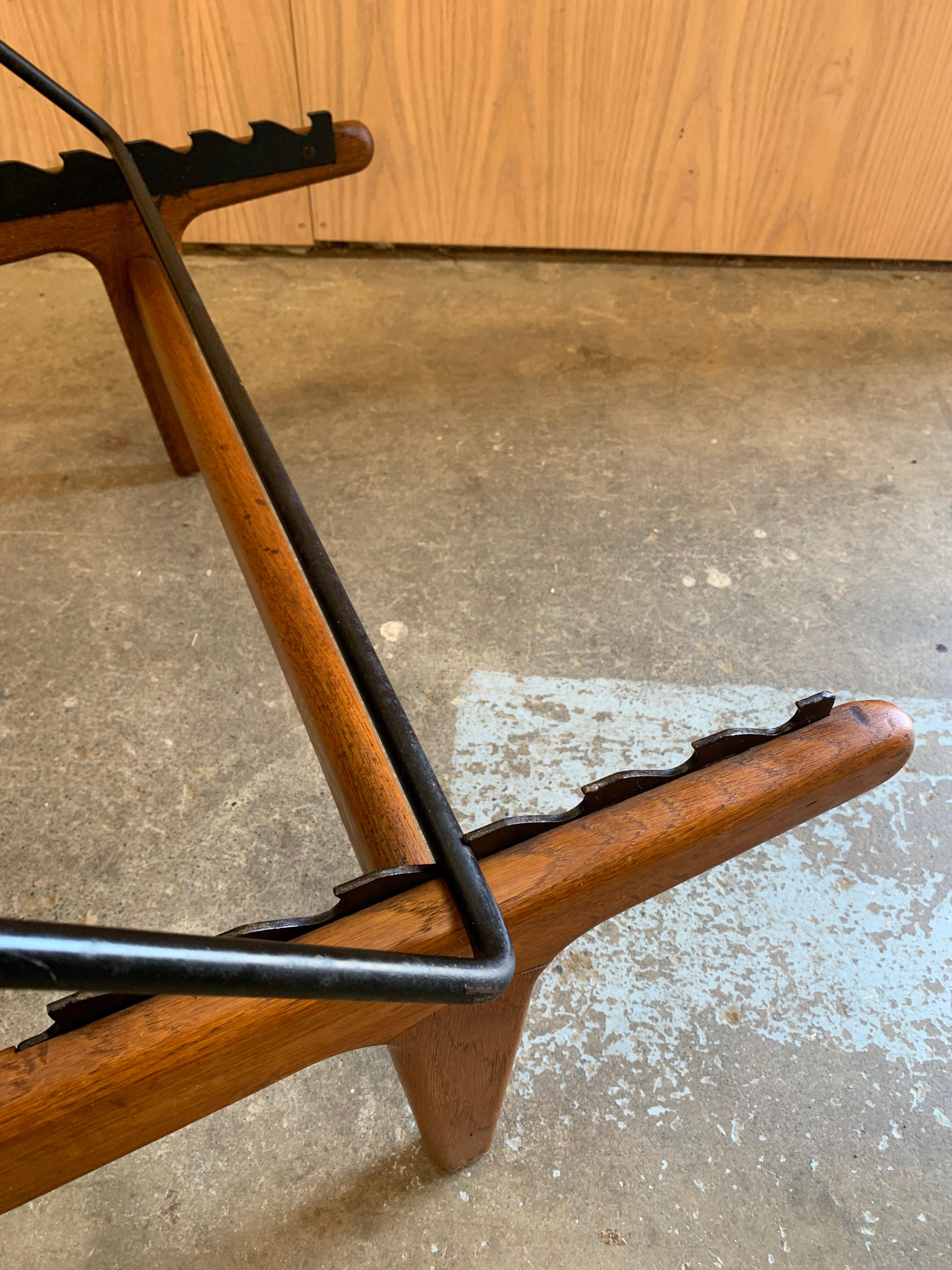 Mid-Century Modern Chaise longue et pouf en Oak des années 1960  Daybed Model No No 1 by Hans Wegner for Getama en vente