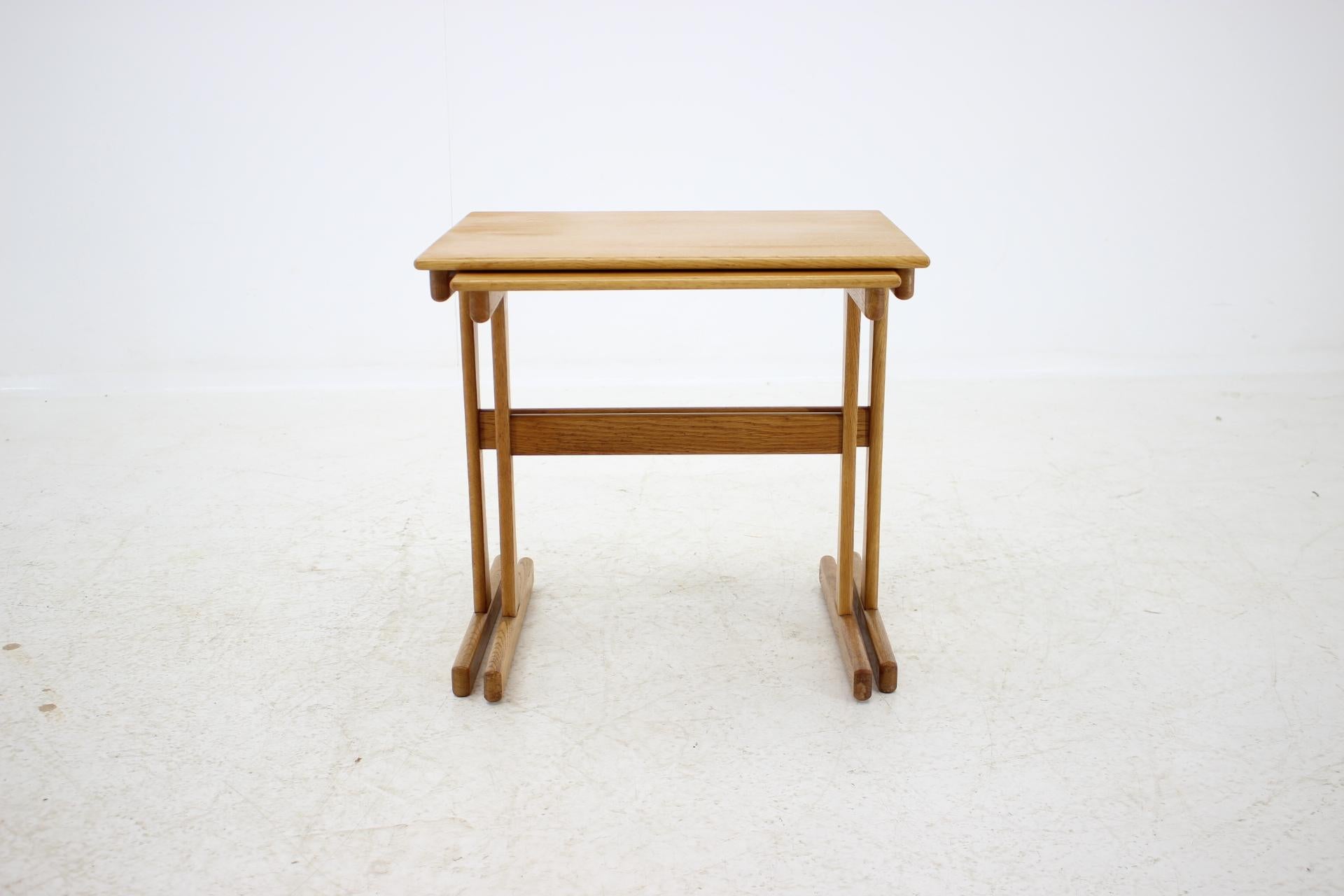 1960s Oak Nesting Tables Denmark For Sale 1