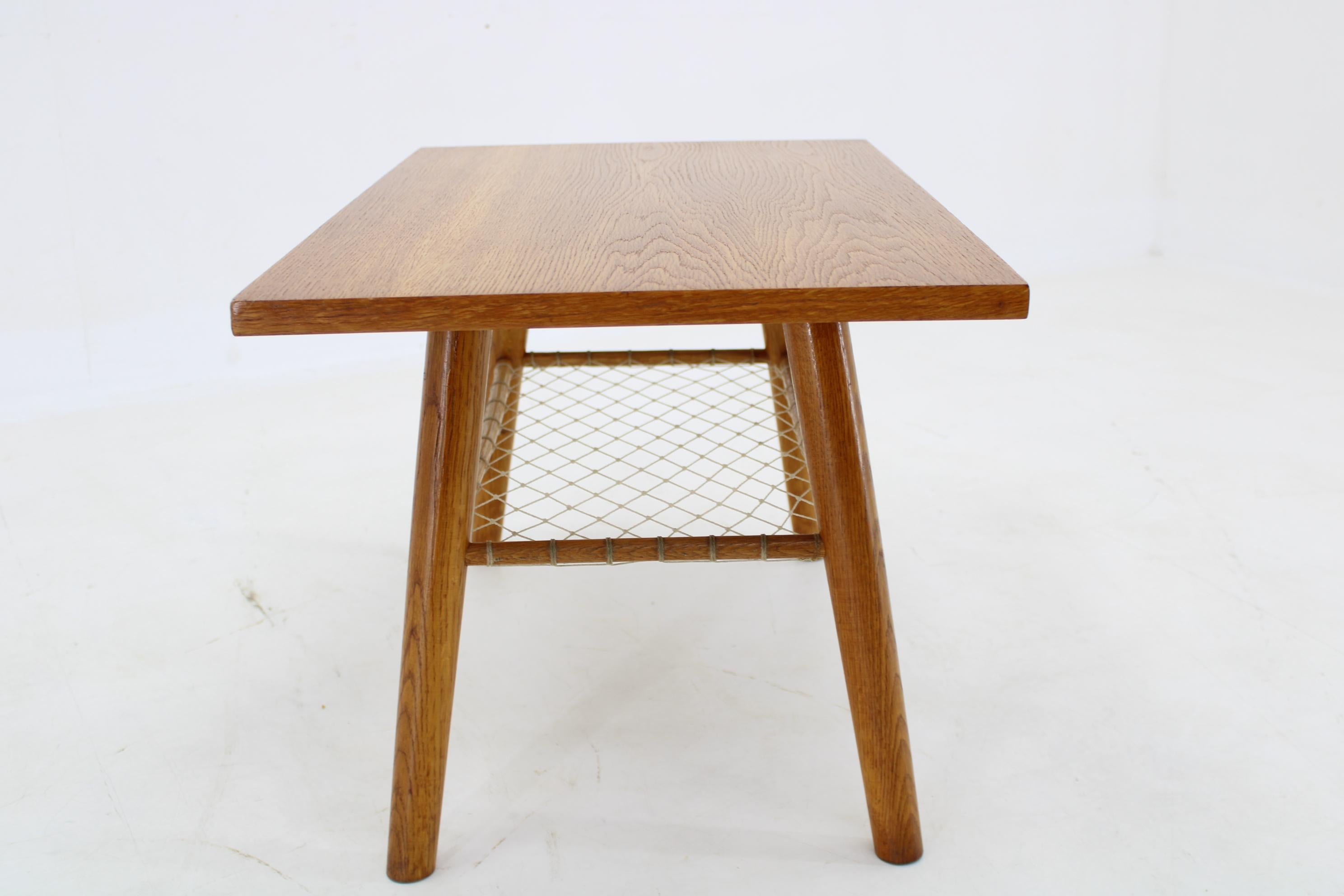 Wood 1960s Oak Side/Coffee Table, Czechoslovakia For Sale