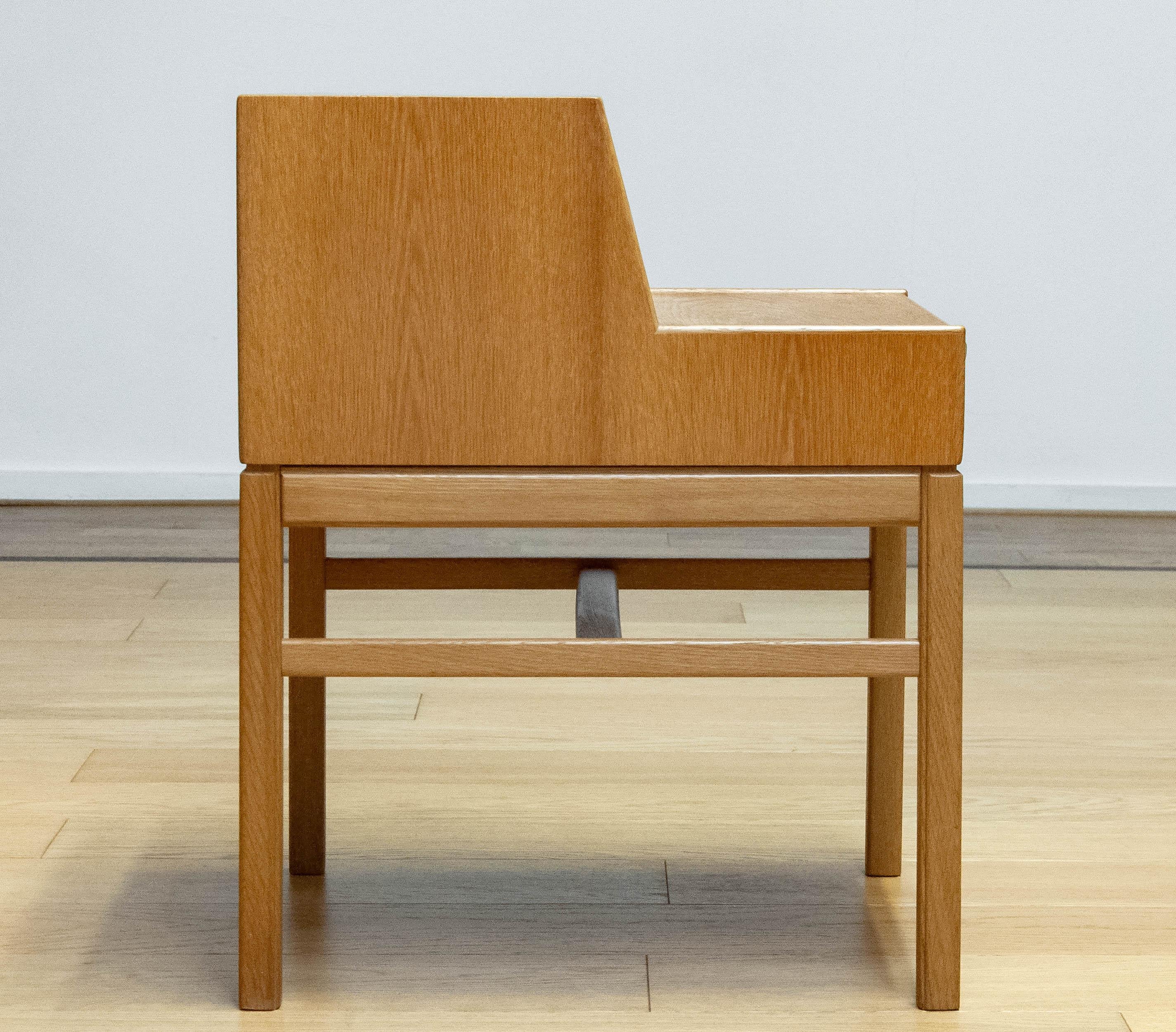 1960s Oak Side Table 