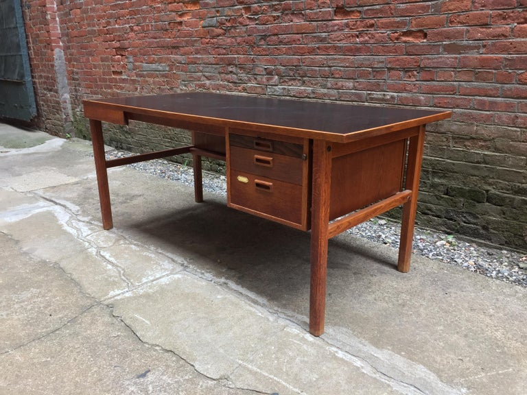 1960s Oak Swedish Desk For Sale At 1stdibs