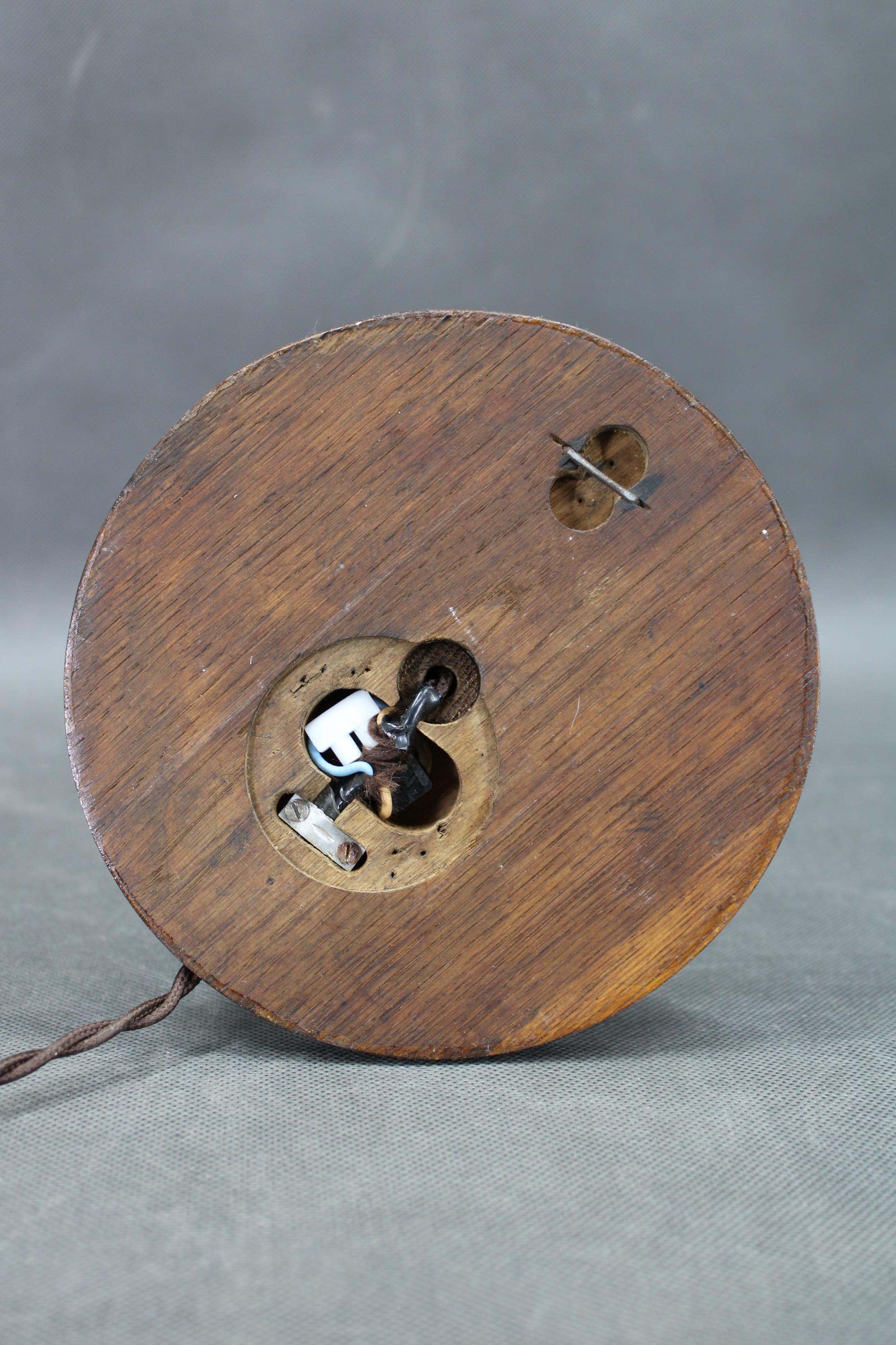 1960s Oak Table or Wall Lamp, Czechoslovakia For Sale 7
