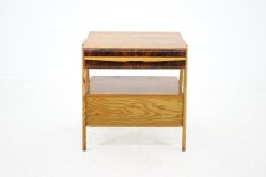 1960s Oak/Walnut TV Stand, Czechoslovakia