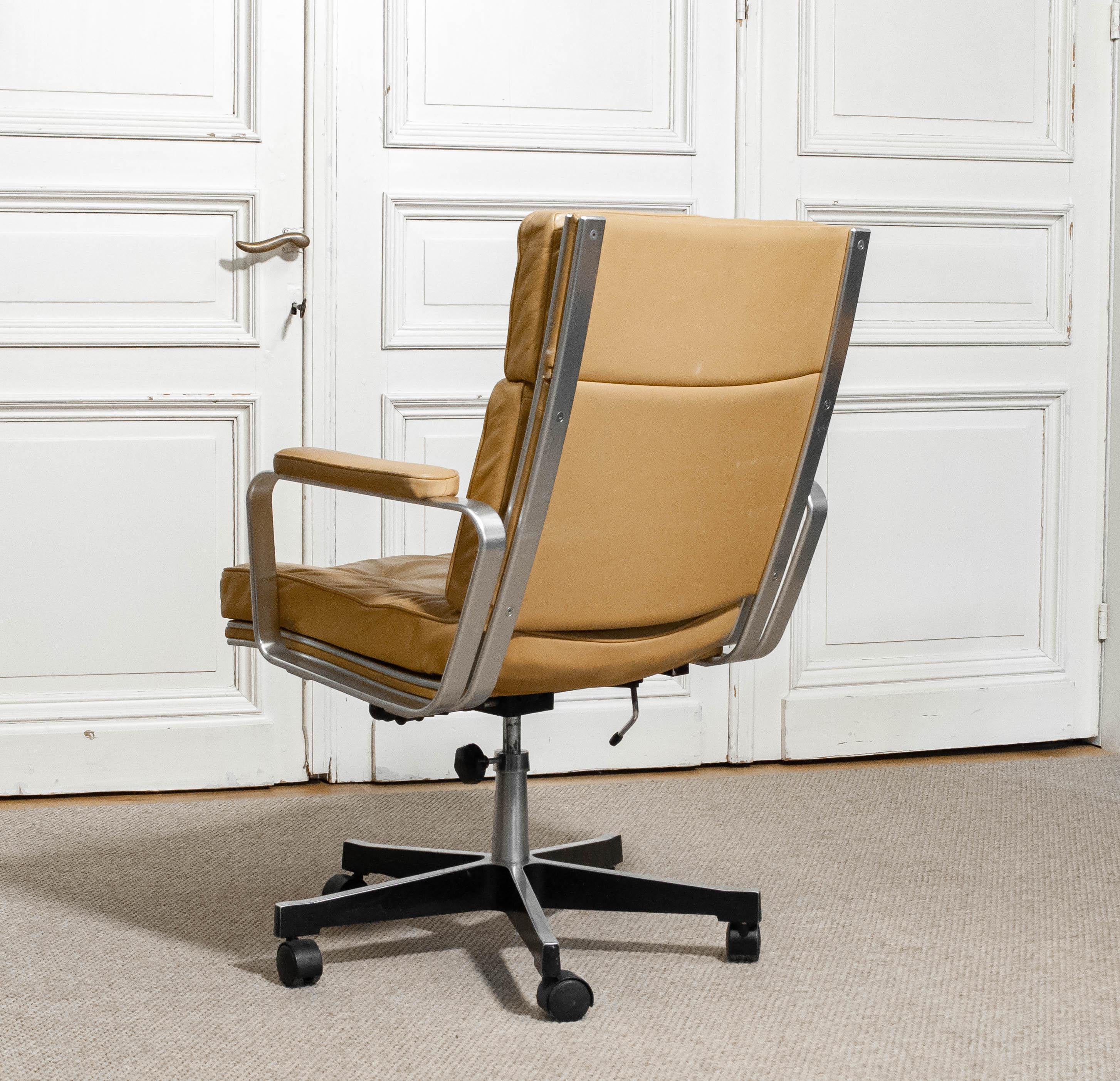 Metal 1960s, Office Chair by Karl-Erik Ekselius for JOC Möbel, Vetlanda, Sweden For Sale