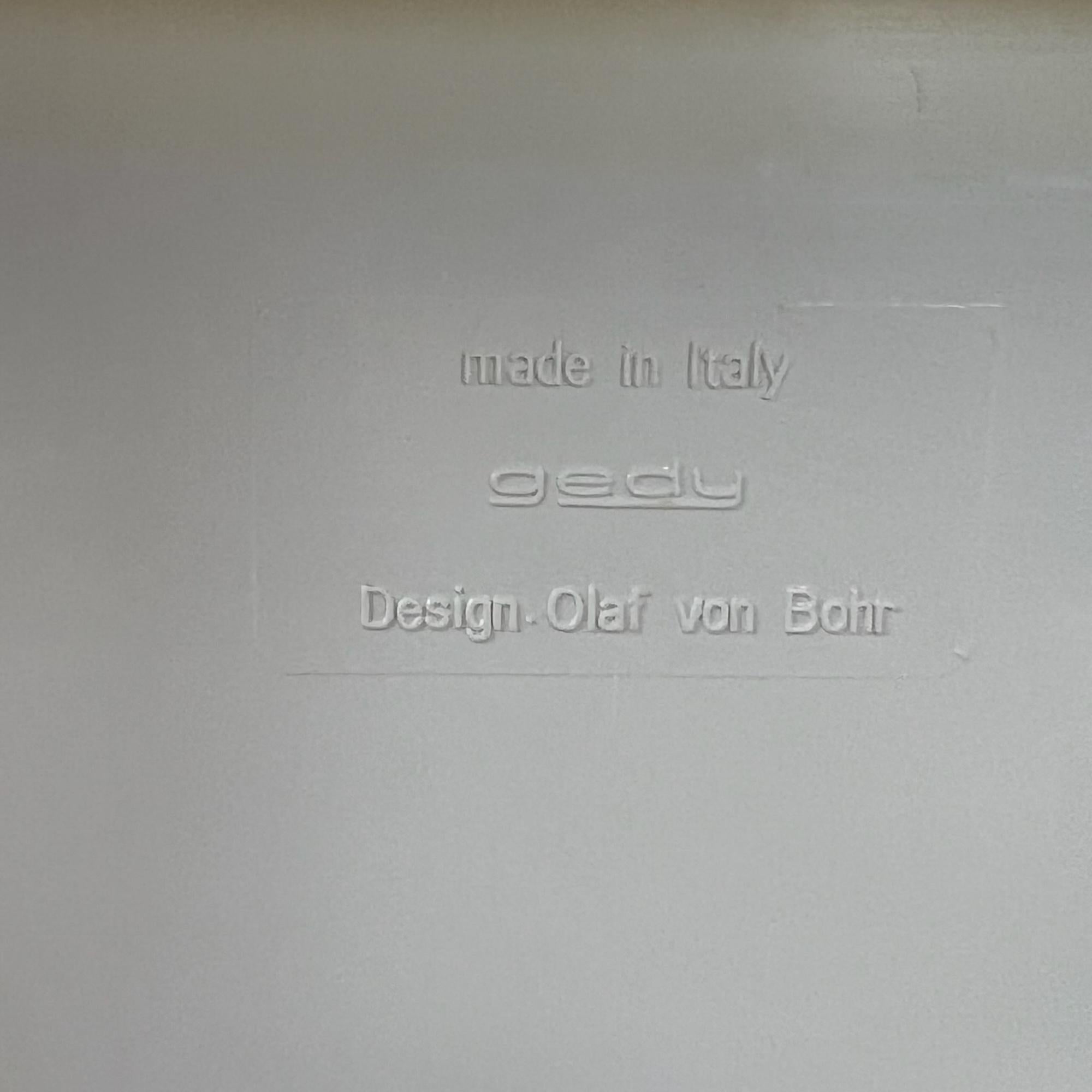 1960s Olaf Von Bohr Vintage Stool - Italian Gedy MCM Design Bench 4