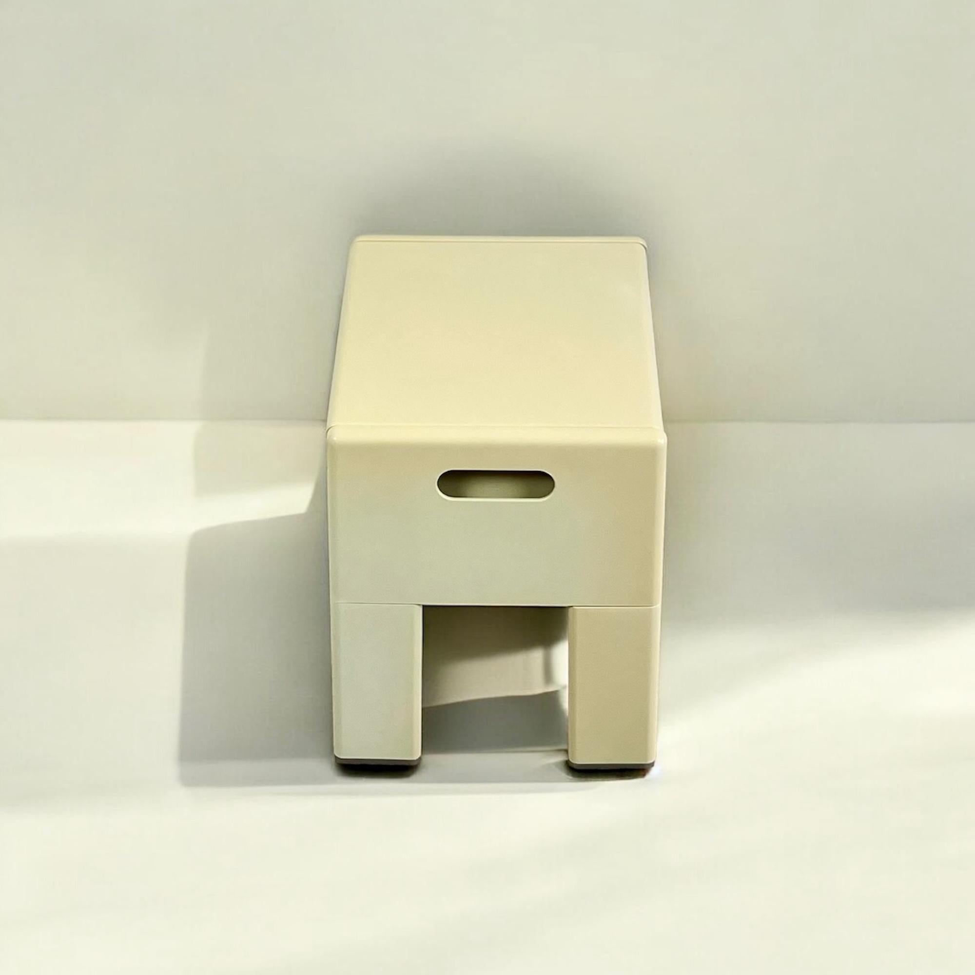 Mid-20th Century 1960s Olaf Von Bohr Vintage Stool - Italian Gedy MCM Design Bench