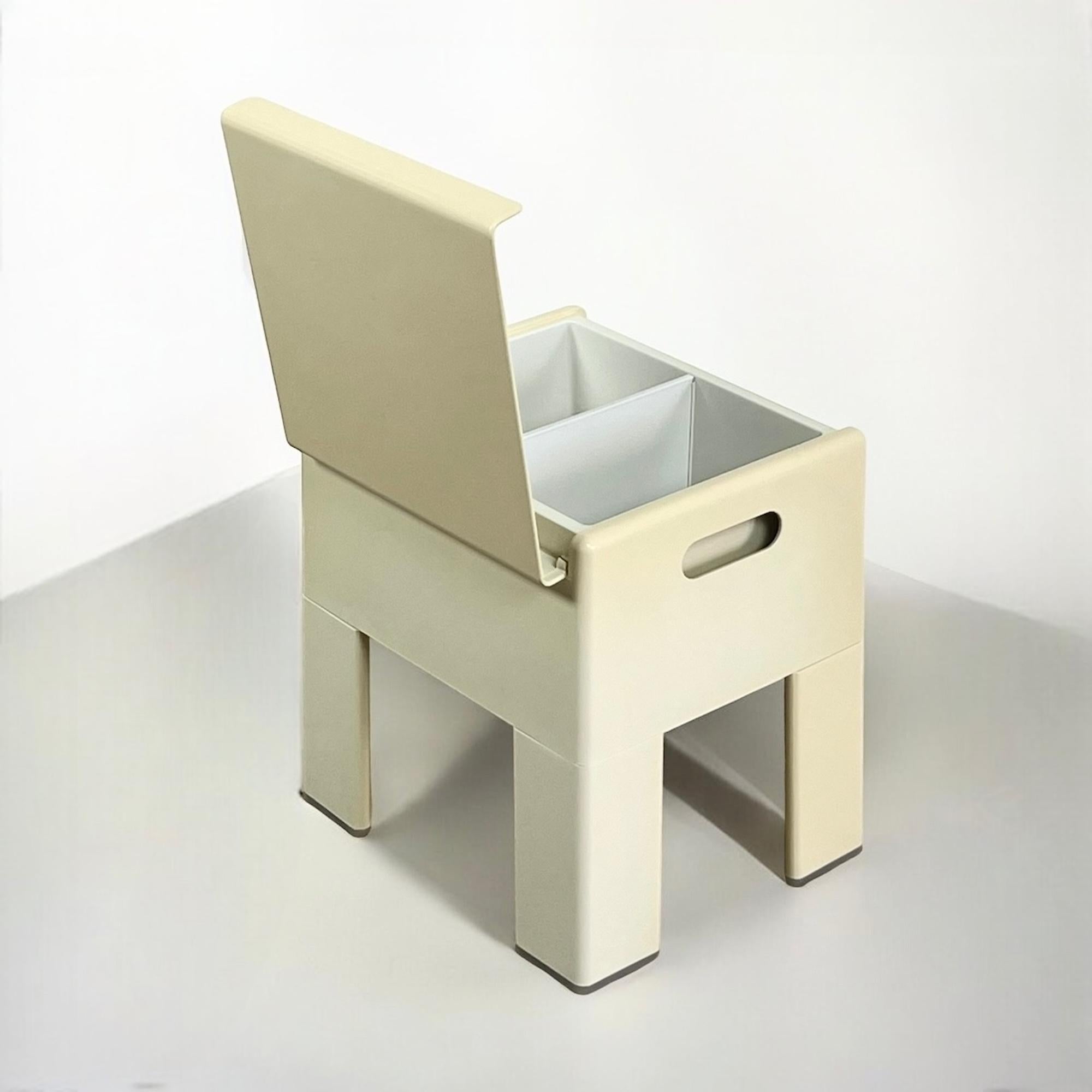 1960s Olaf Von Bohr Vintage Stool - Italian Gedy MCM Design Bench 1