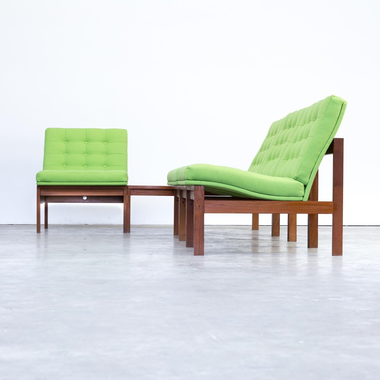 1960s Ole Gjerløv Knudsen & Torben Lind Modular Sofa for France & Son For Sale 8