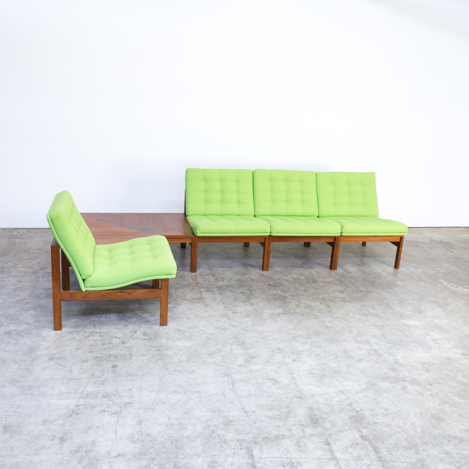 Danish 1960s Ole Gjerløv Knudsen & Torben Lind Modular Sofa for France & Son For Sale