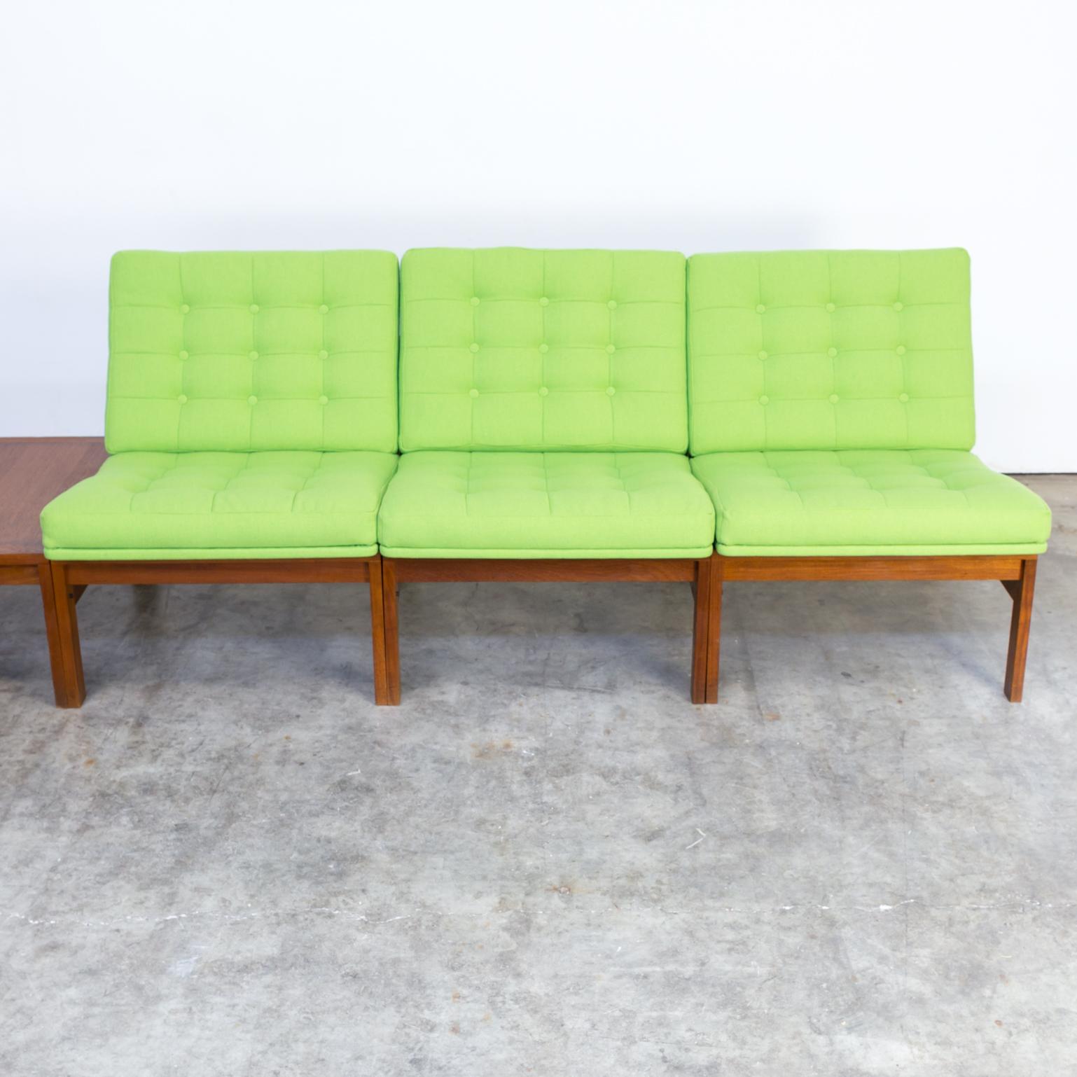 Mid-20th Century 1960s Ole Gjerløv Knudsen & Torben Lind Modular Sofa for France & Son For Sale