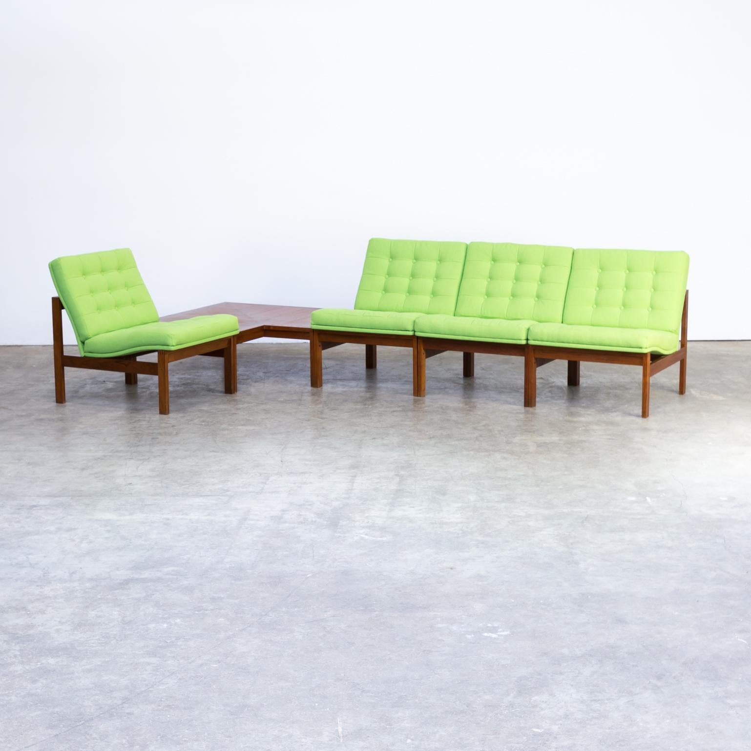 1960s Ole Gjerløv Knudsen & Torben Lind Modular Sofa for France & Son For Sale 1