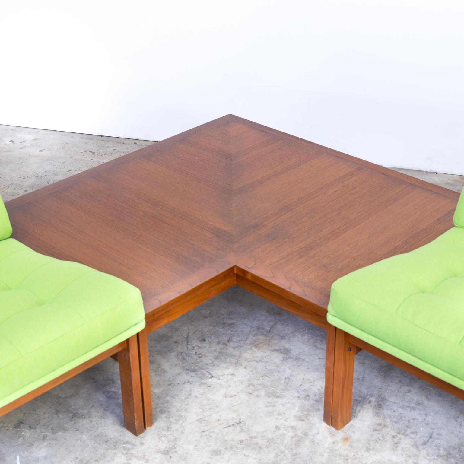 1960s Ole Gjerløv Knudsen & Torben Lind Modular Sofa for France & Son For Sale 3