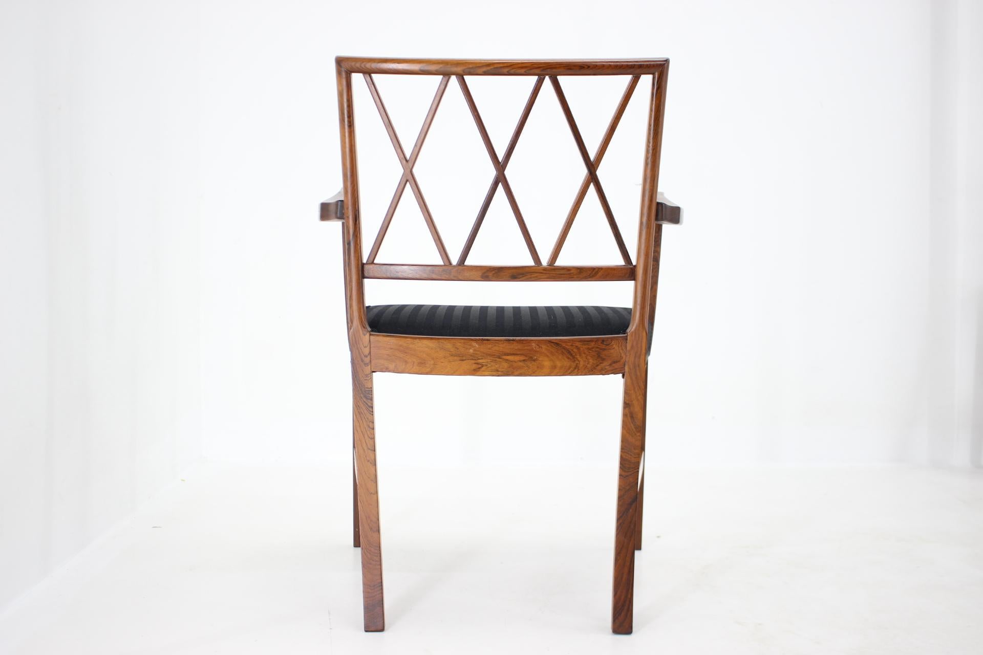 1960s Ole Wanscher Palisander Armchair for AJ Iverson Snedkermester In Good Condition For Sale In Praha, CZ