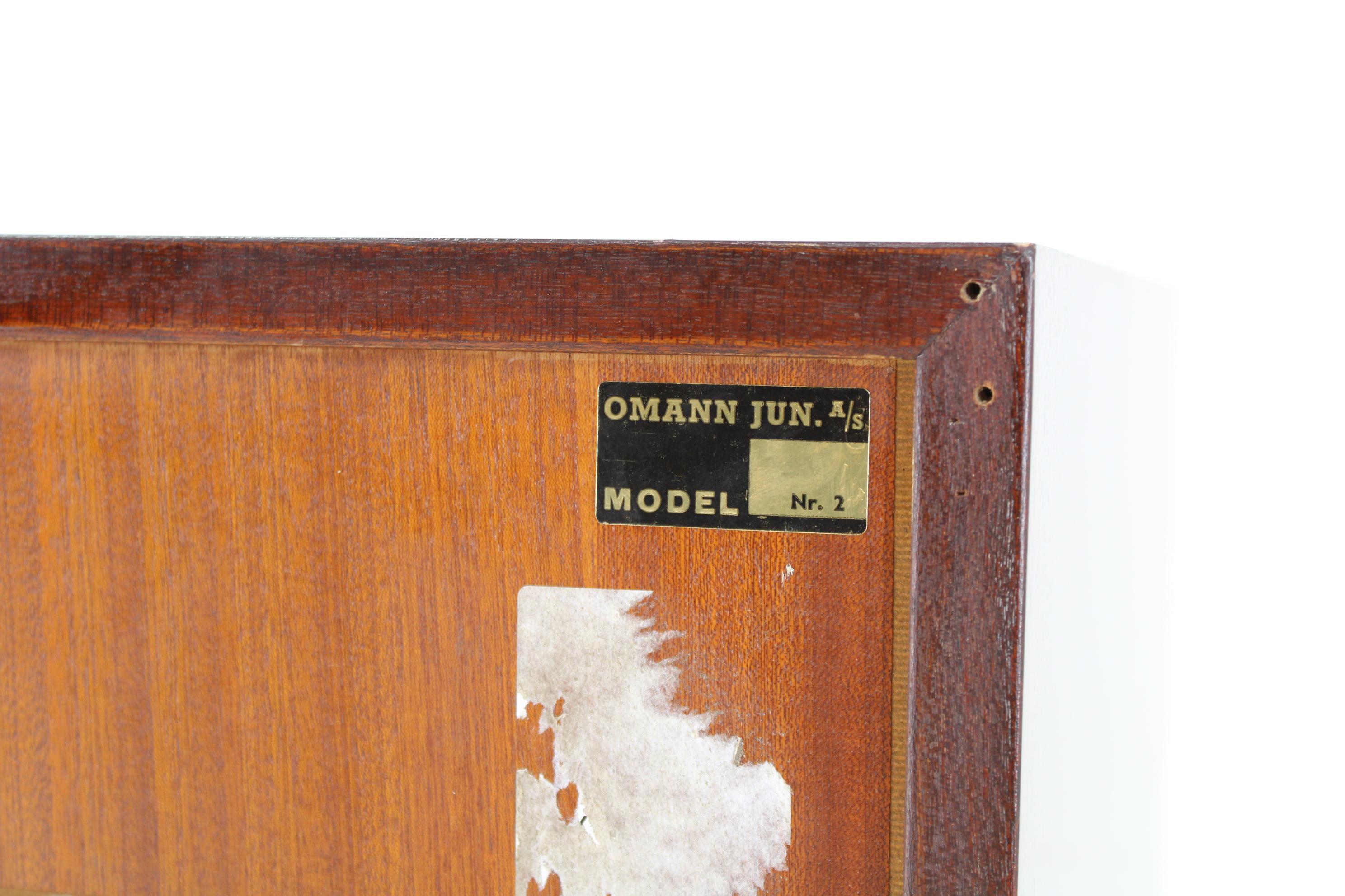 Cassettiera Omann Jun del 1960 , Danimarca in vendita 1