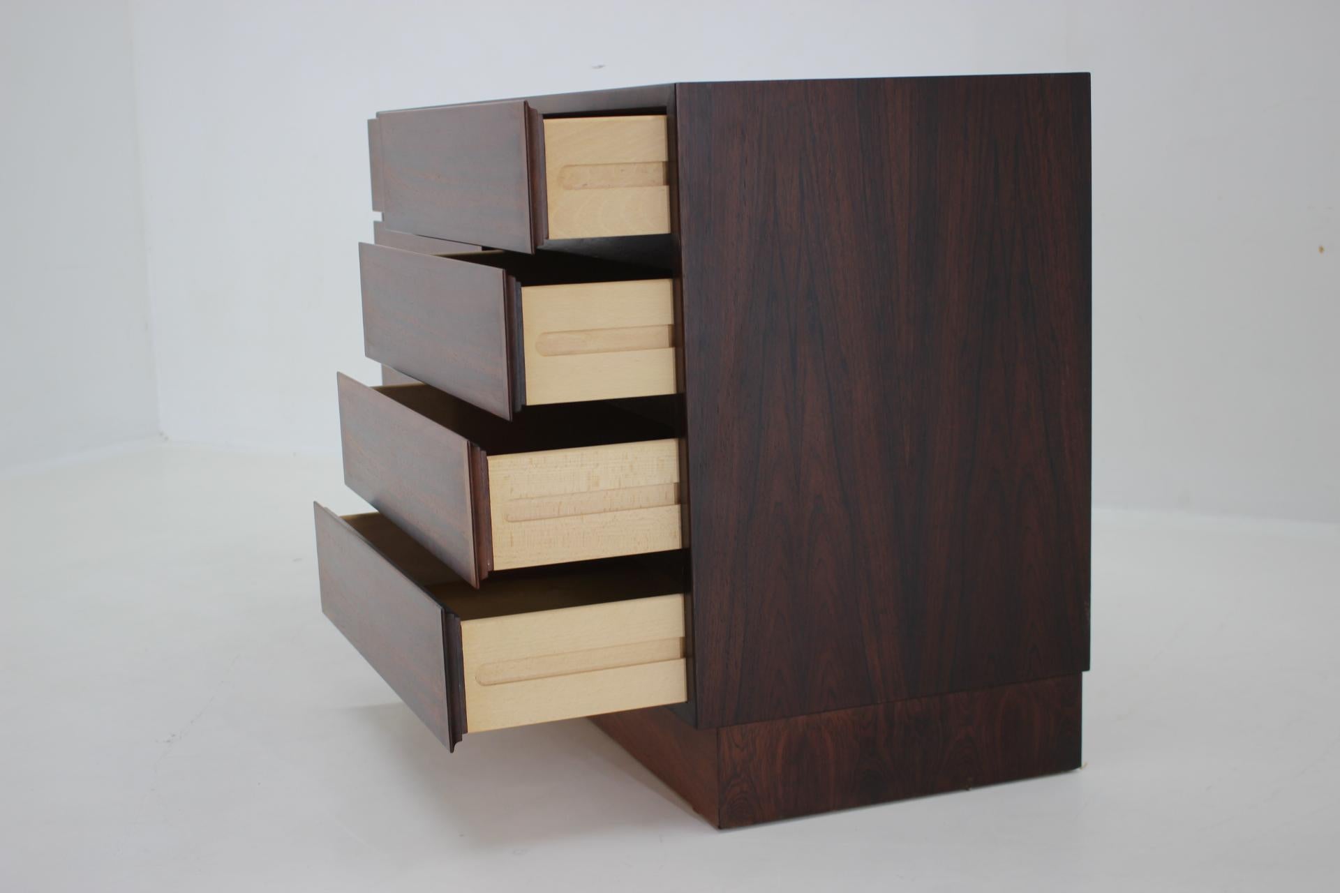 Mid-20th Century 1960s Omann Jun Palisander Chest Of Drawers For Sale