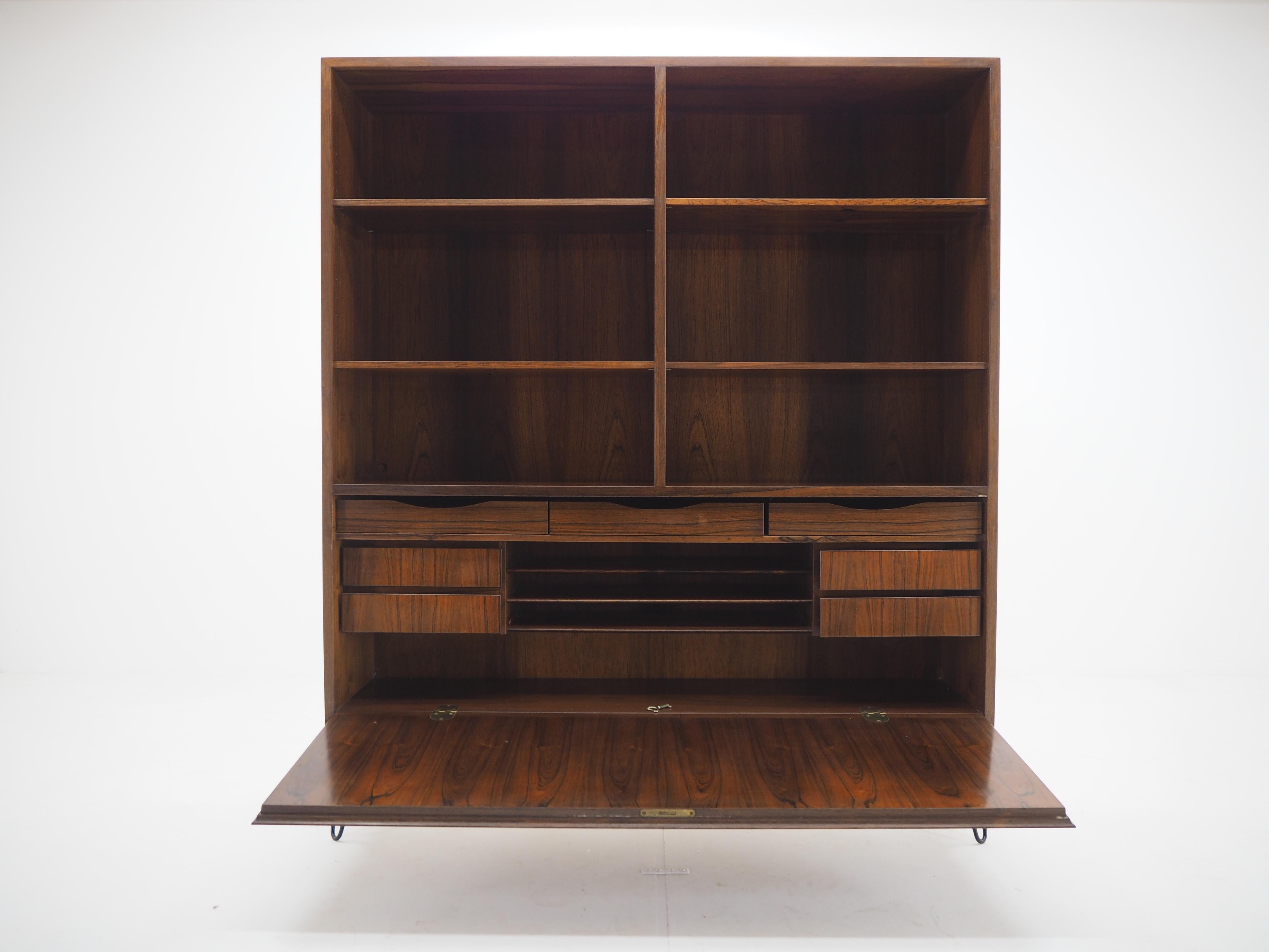 Danish 1960s Omann Jun Palisander Upcycled Bookcase, Denmark