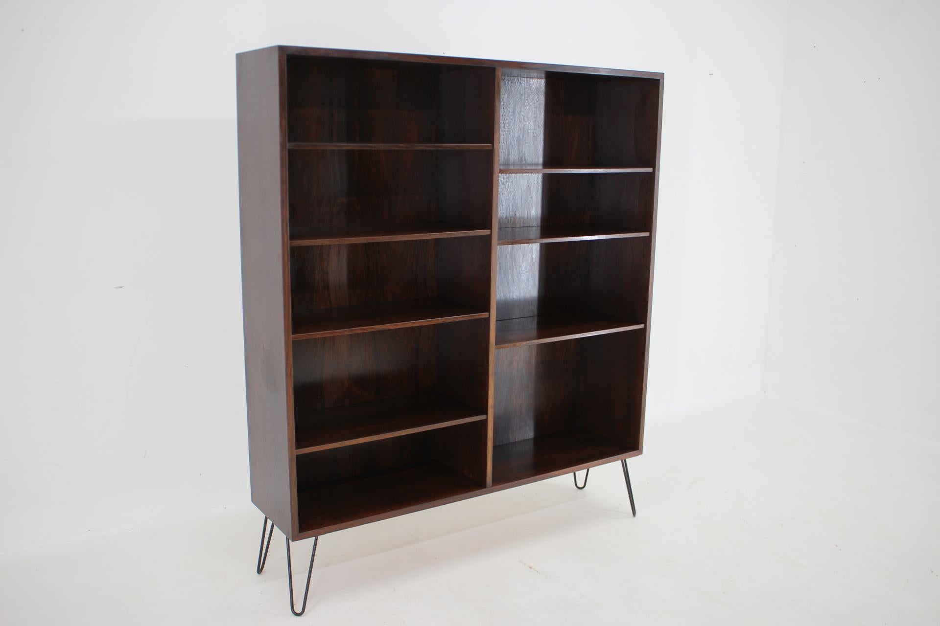 1960s Omann Jun Palisander Upcycled Bookcase, Denmark In Good Condition In Praha, CZ