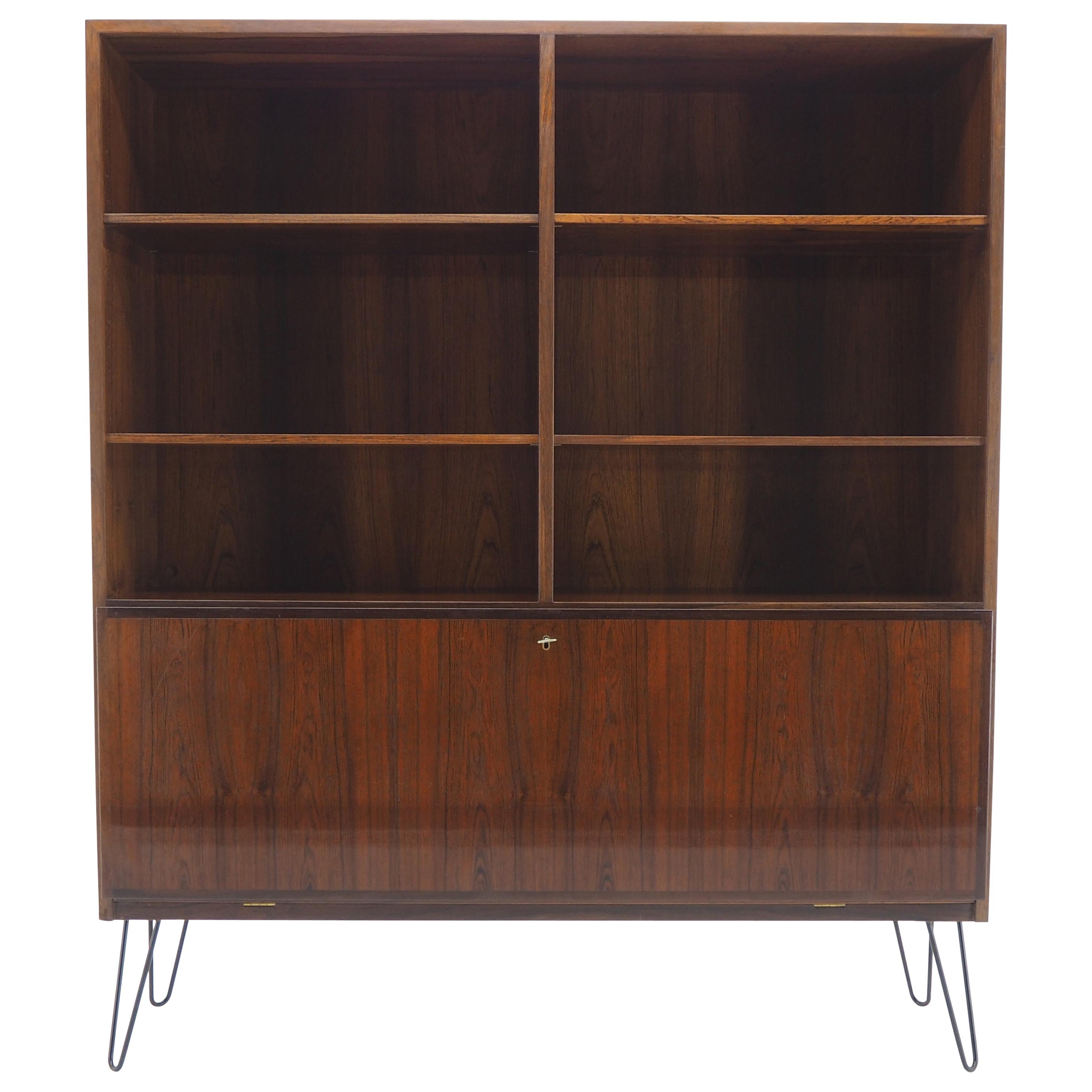 1960s Omann Jun Palisander Upcycled Bookcase, Denmark