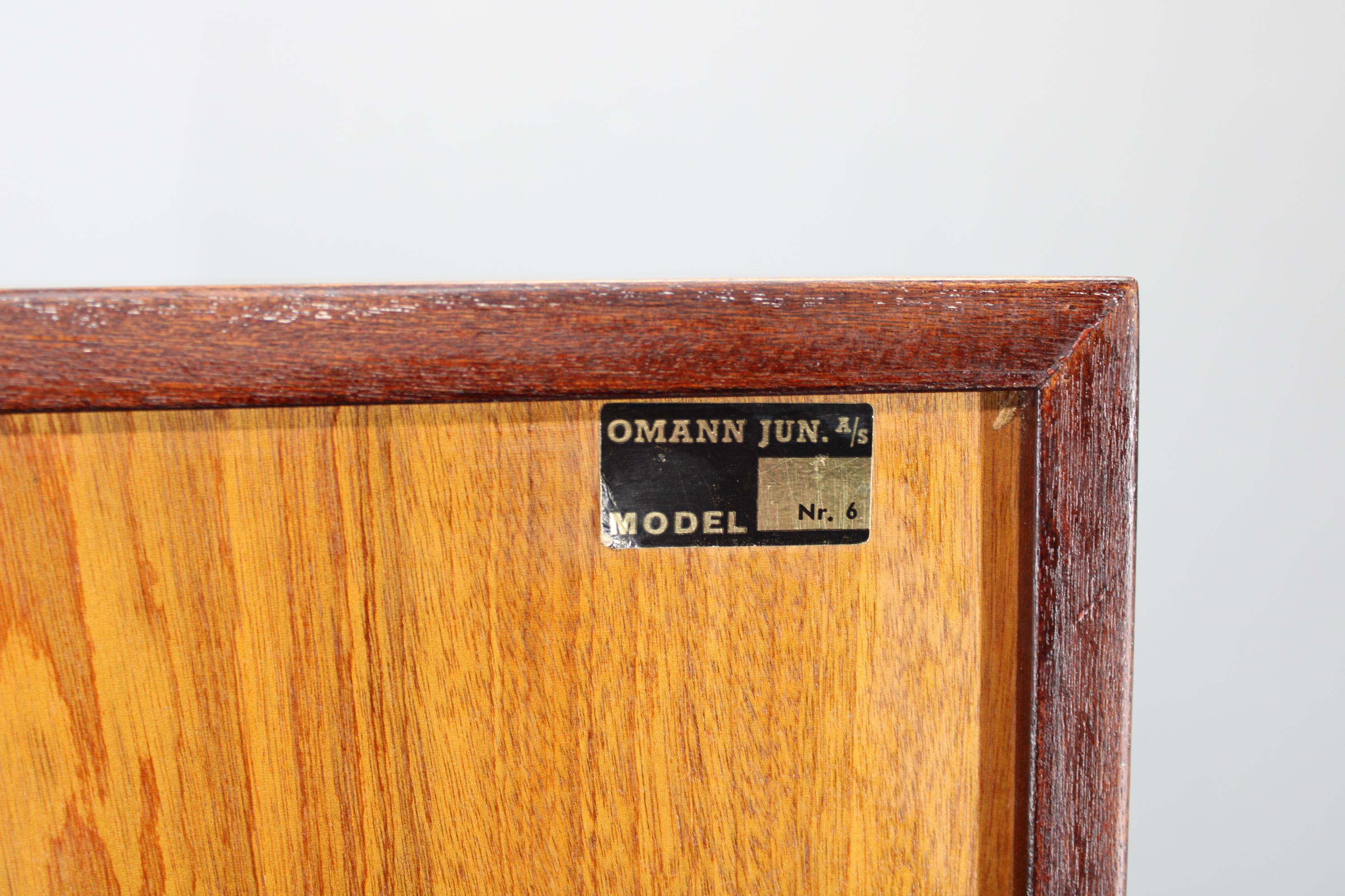 Armoire en palissandre Omann Jun des années 1960, Danemark en vente 13