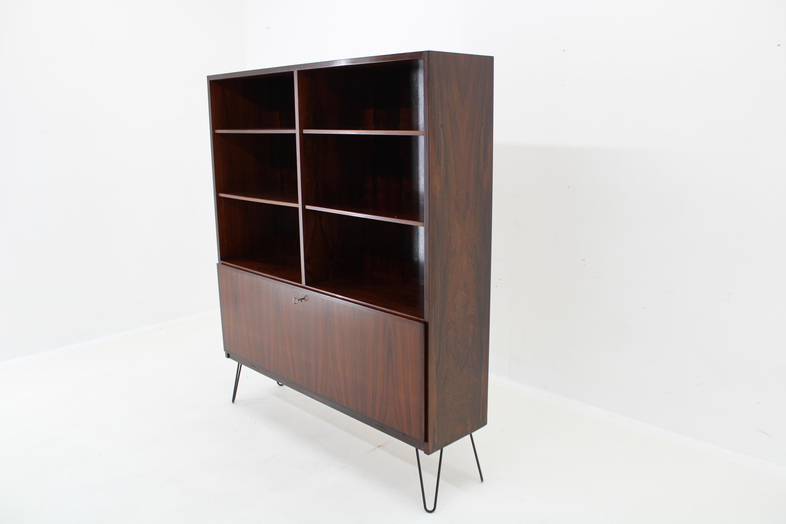 1960s Omann Jun Upcycled Bookcase Cabinet, Denmark  For Sale 4