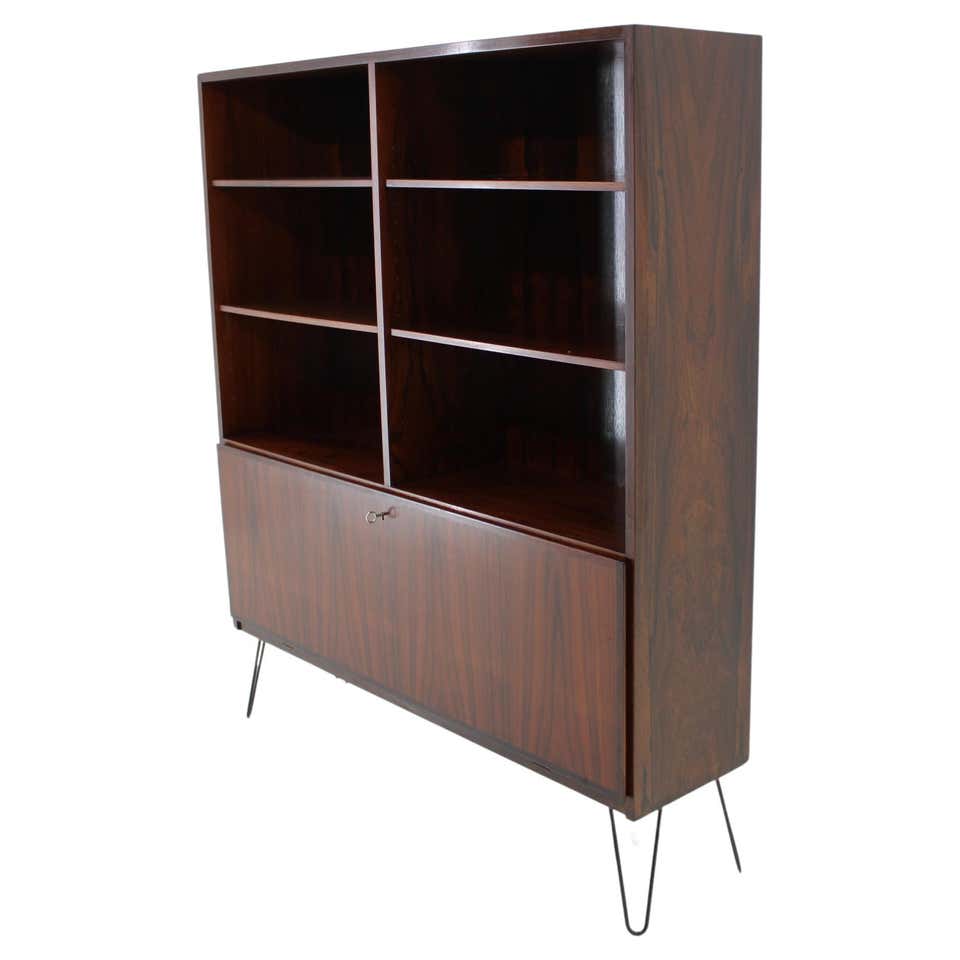 Bookcase Model 35 Made In Rosewood By Omann Jun. Furniture Factory From ...