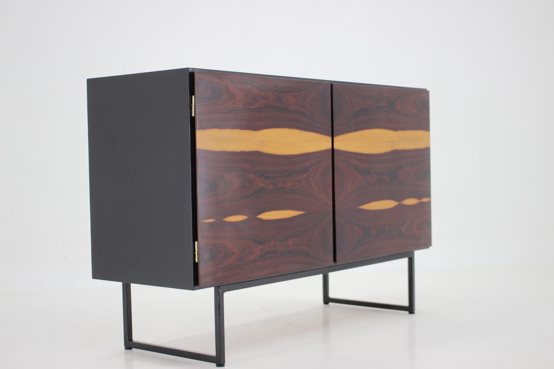 Lacquered 1960s Omann Jun Upcycled Palisander Sideboard, Denmark