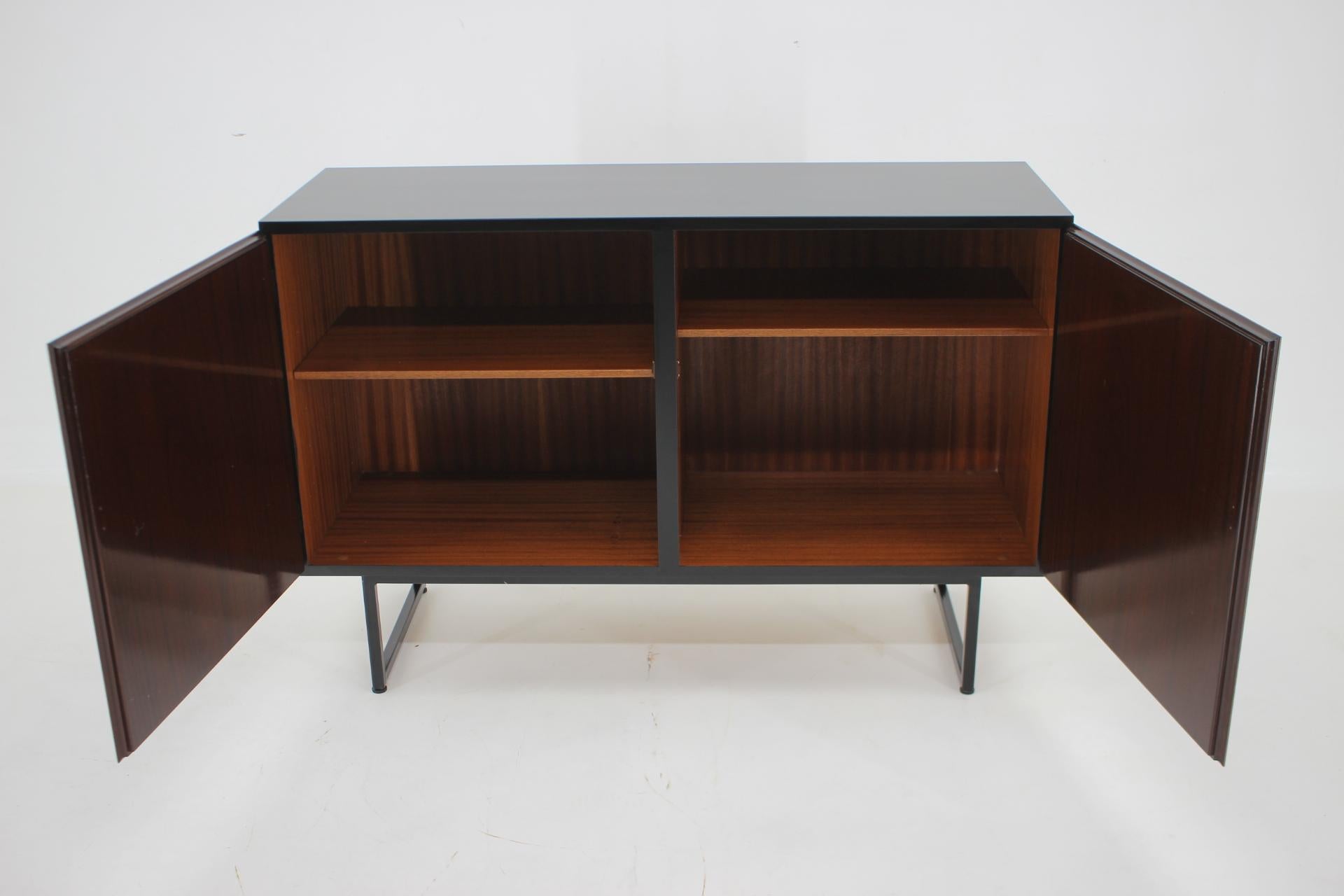 Lacquered 1960s Omann Jun Upcycled Palisander Sideboard, Denmark