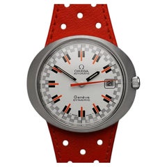 1960's OMEGA DYNAMIC Vintage Mens Cal. 565 Watch with Racing Dial - Stainless St
