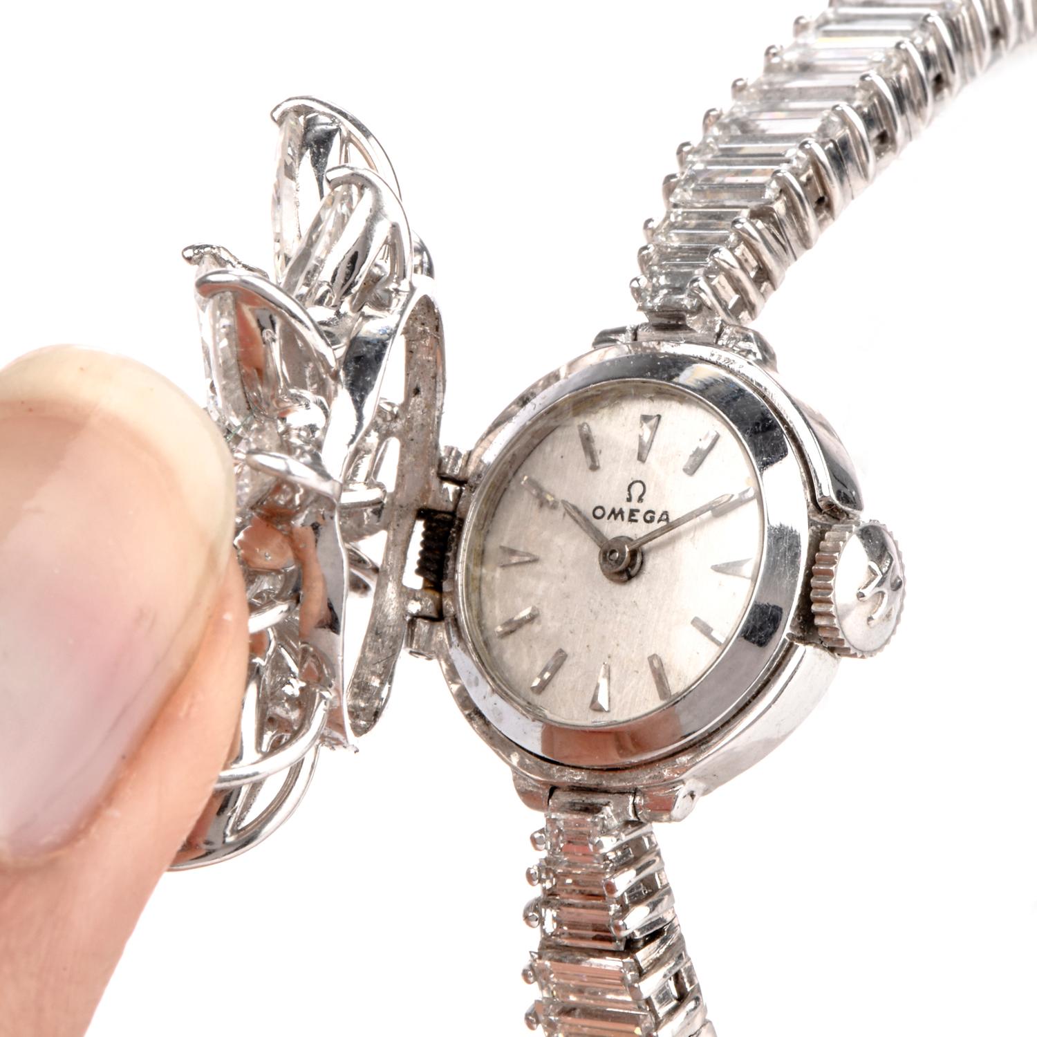 omega platinum watch