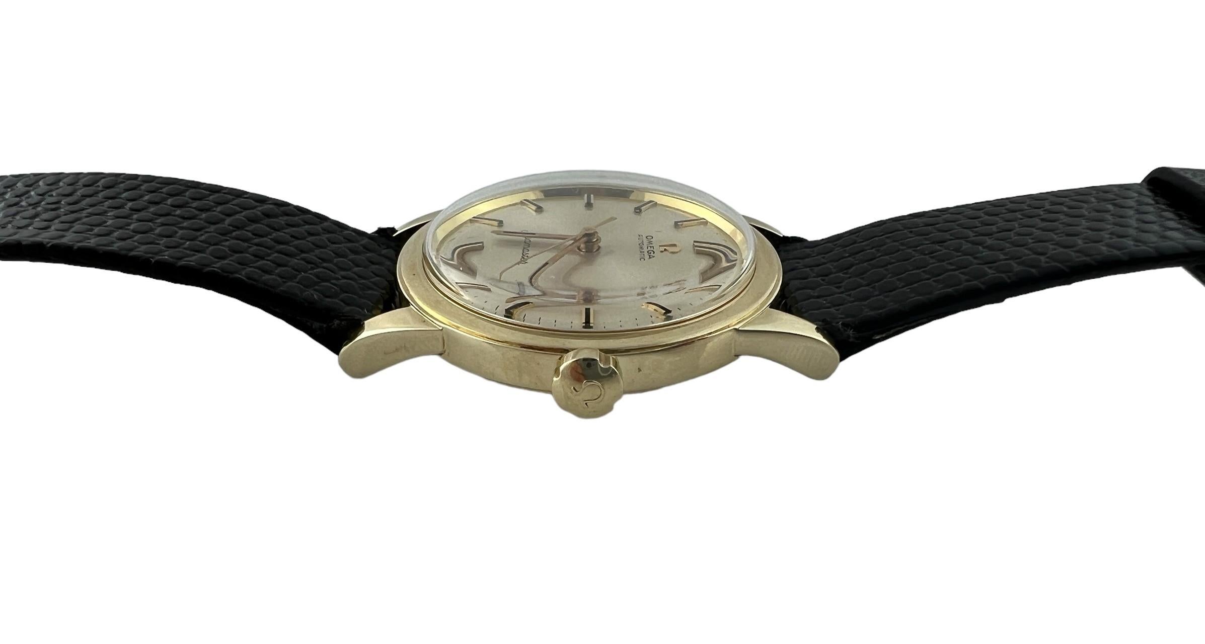 1960s Omega Seamaster 14k Gold Men's Watch GX6546 Cal 500 10