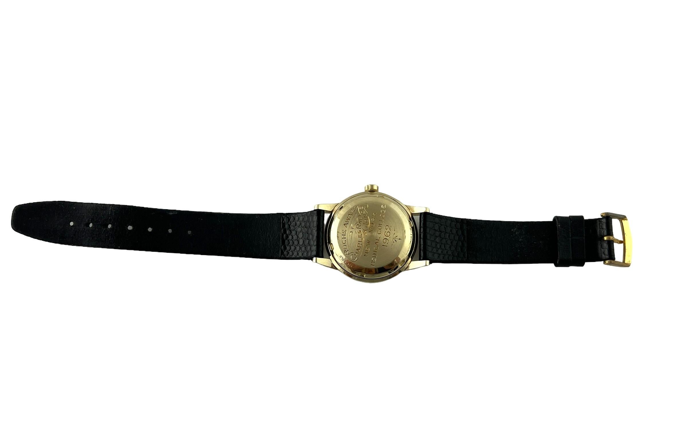 1960s Omega Seamaster 14k Gold Men's Watch GX6546 Cal 500 1