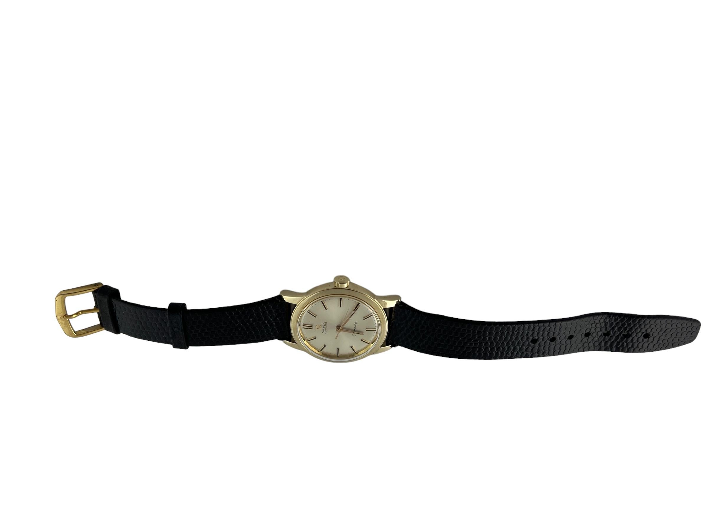 1960s Omega Seamaster 14k Gold Men's Watch GX6546 Cal 500 2
