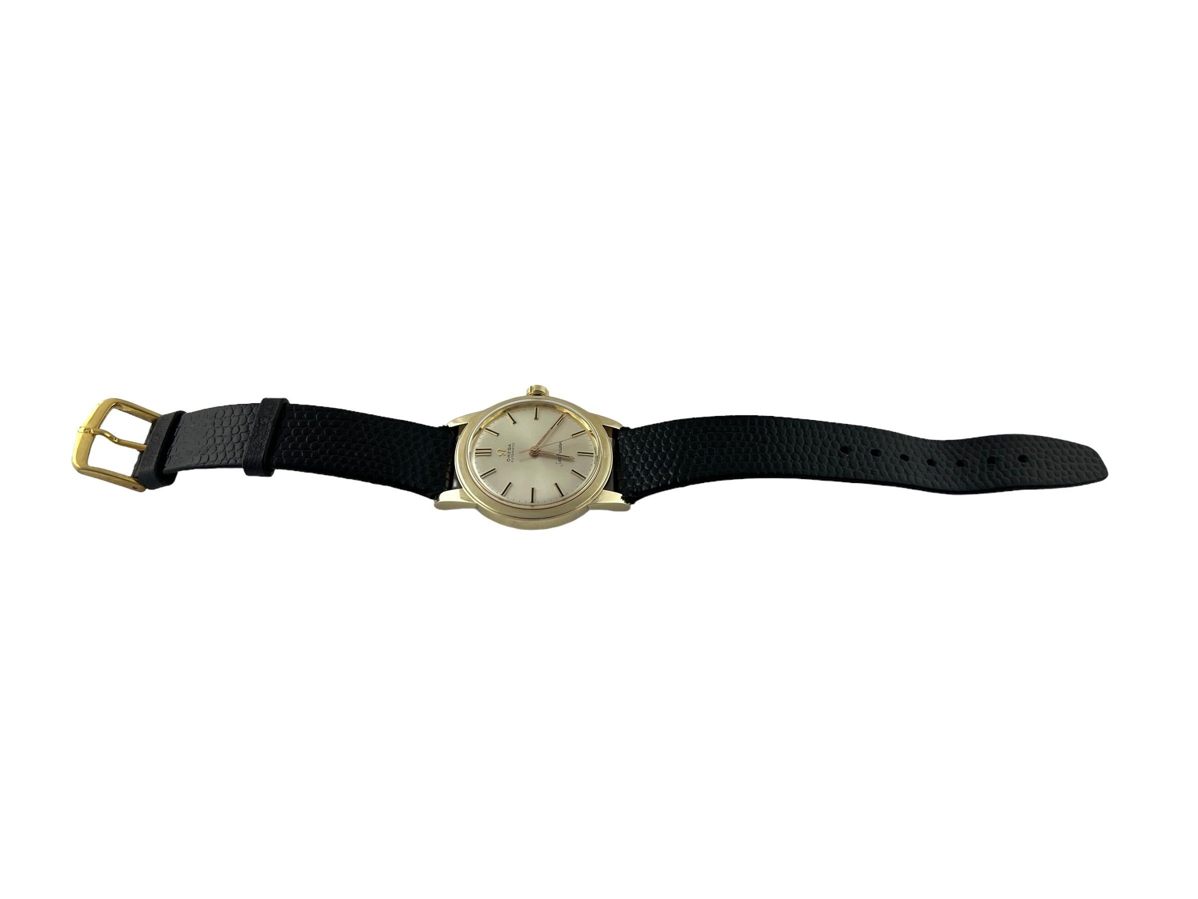 1960s Omega Seamaster 14k Gold Men's Watch GX6546 Cal 500 3