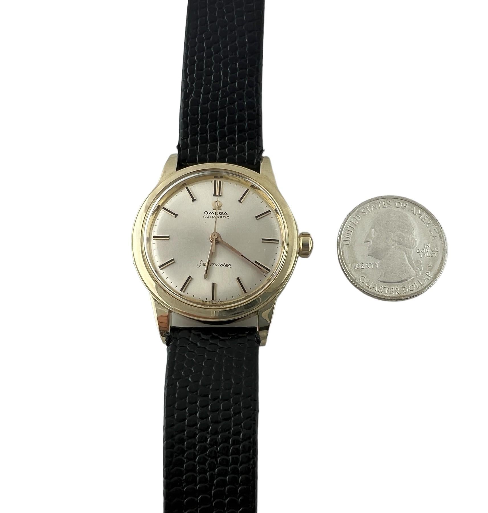 1960s Omega Seamaster 14k Gold Men's Watch GX6546 Cal 500 4