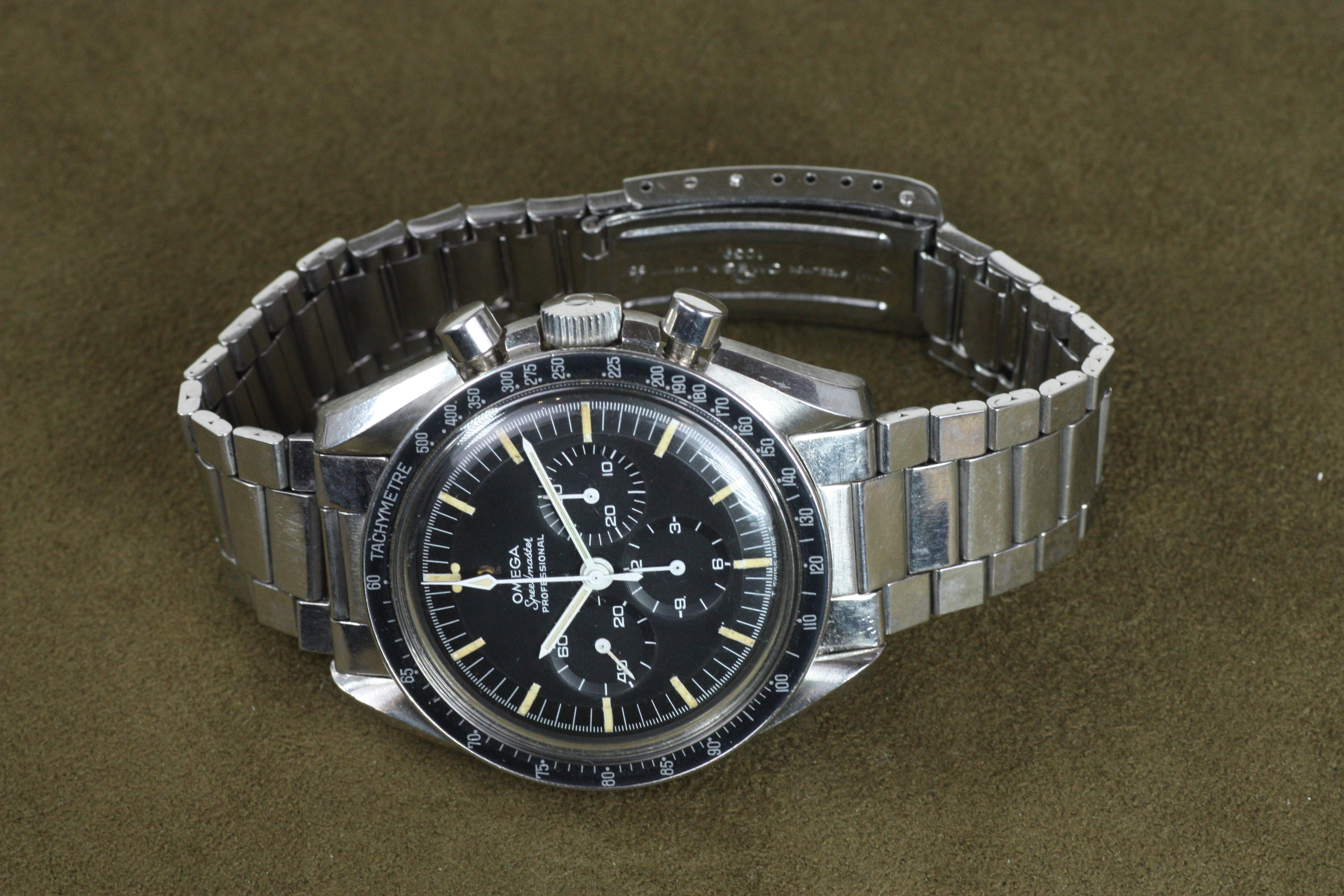 Reloj Lunar Omega Speedmaster Profesional de 1960 Primera Generación con Caballito de Mar en venta 11