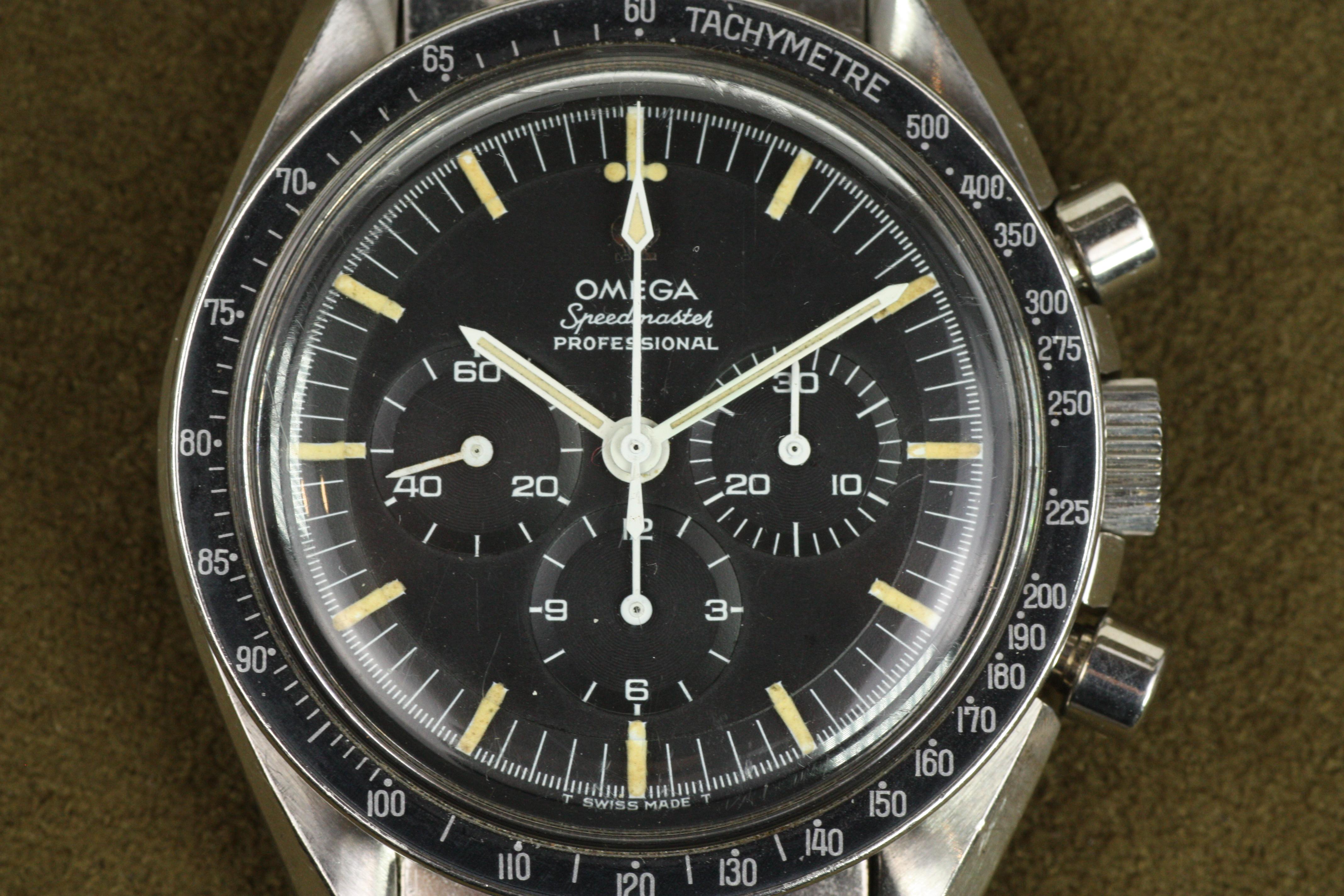 Reloj Lunar Omega Speedmaster Profesional de 1960 Primera Generación con Caballito de Mar en Bueno estado para la venta en Santa Monica, CA