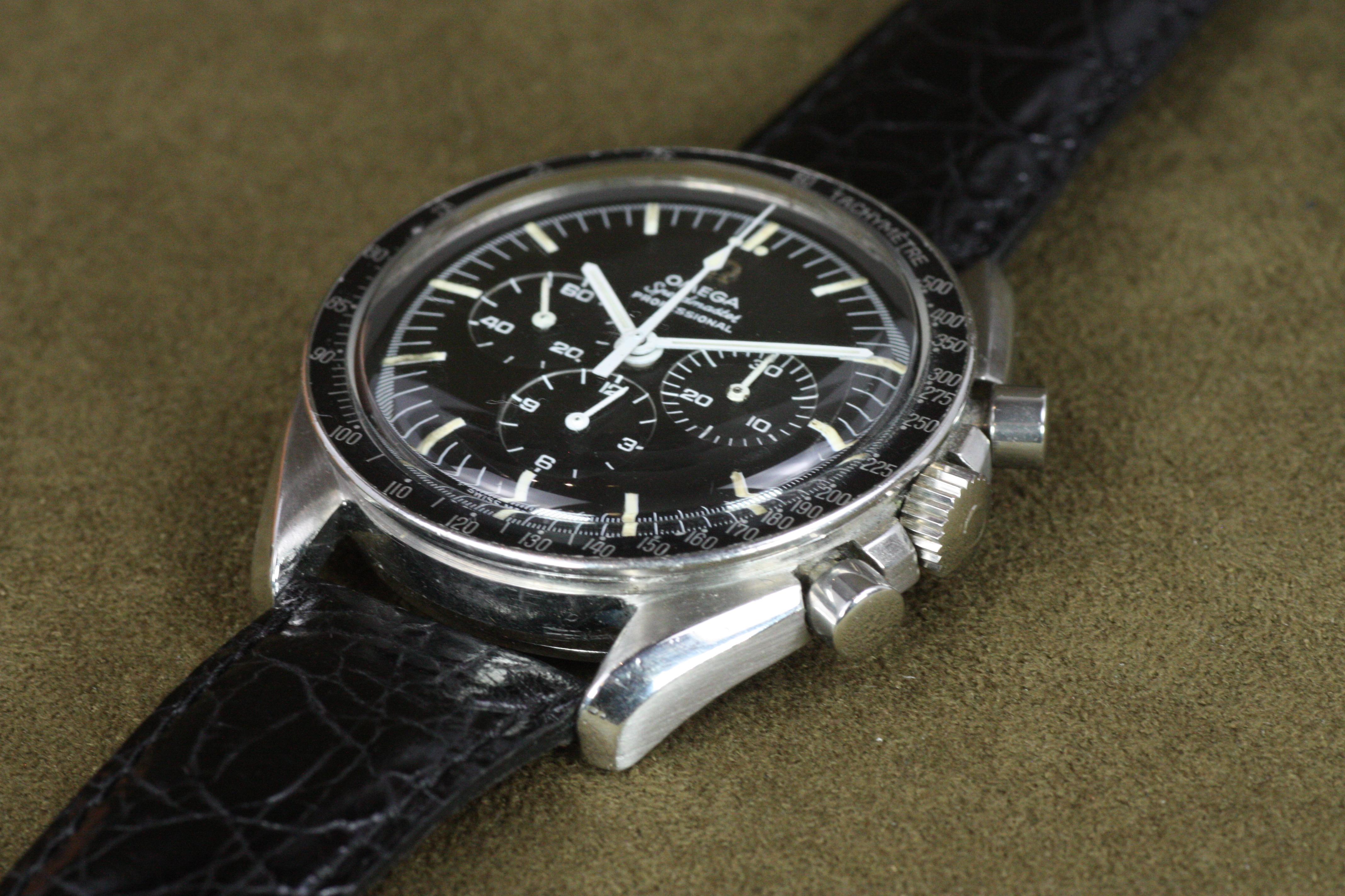 Reloj Lunar Omega Speedmaster Profesional de 1960 Primera Generación con Caballito de Mar en venta 1