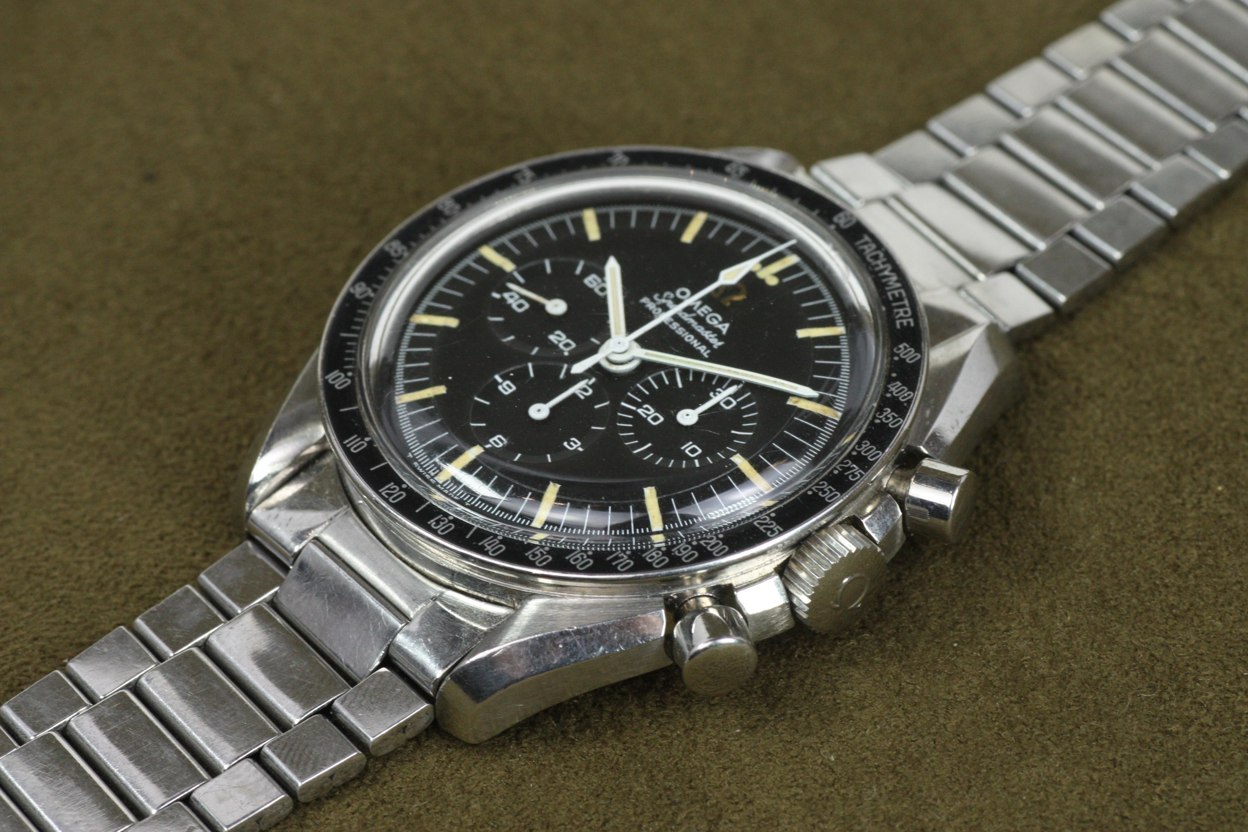 Reloj Lunar Omega Speedmaster Profesional de 1960 Primera Generación con Caballito de Mar en venta 2