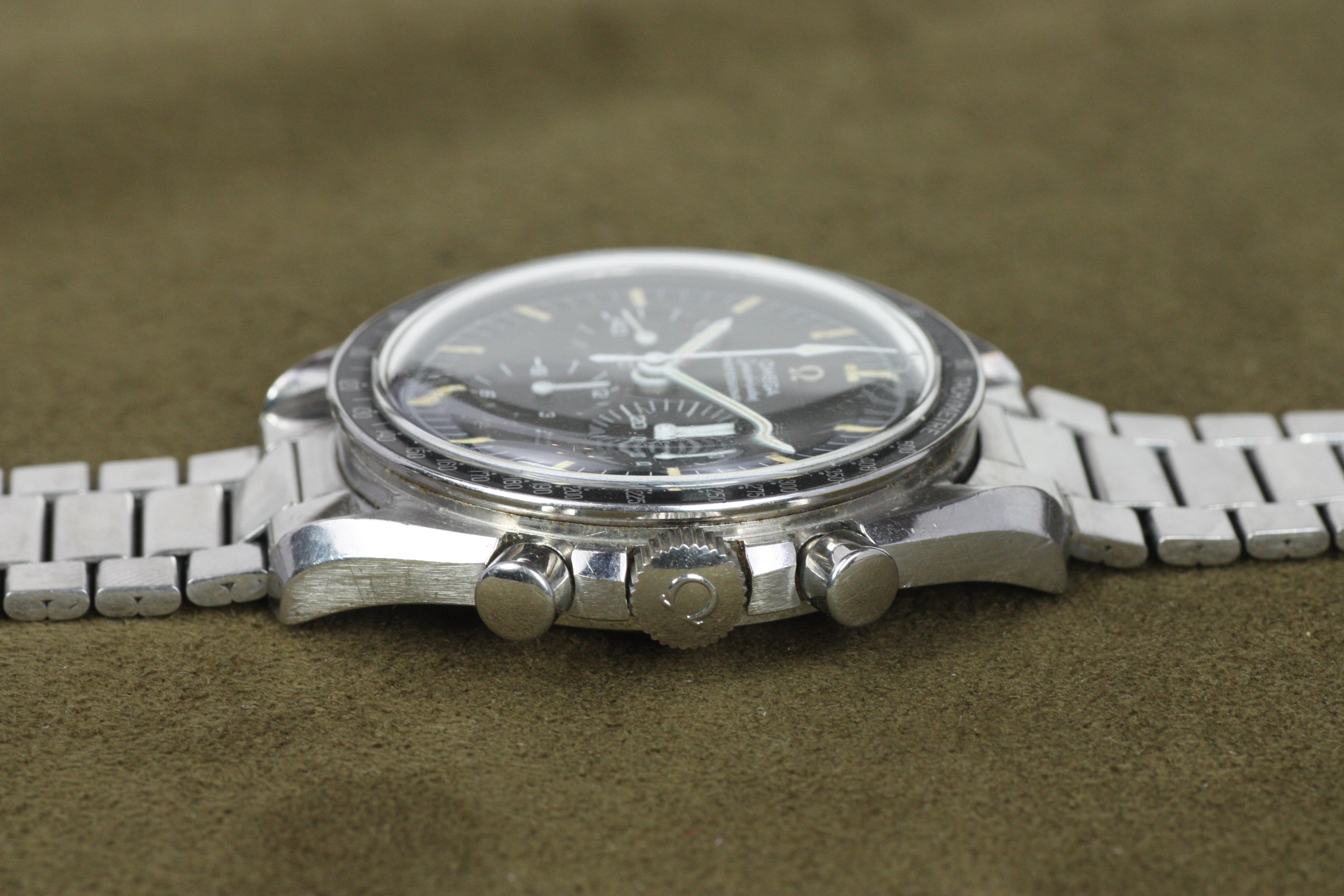 Reloj Lunar Omega Speedmaster Profesional de 1960 Primera Generación con Caballito de Mar en venta 3