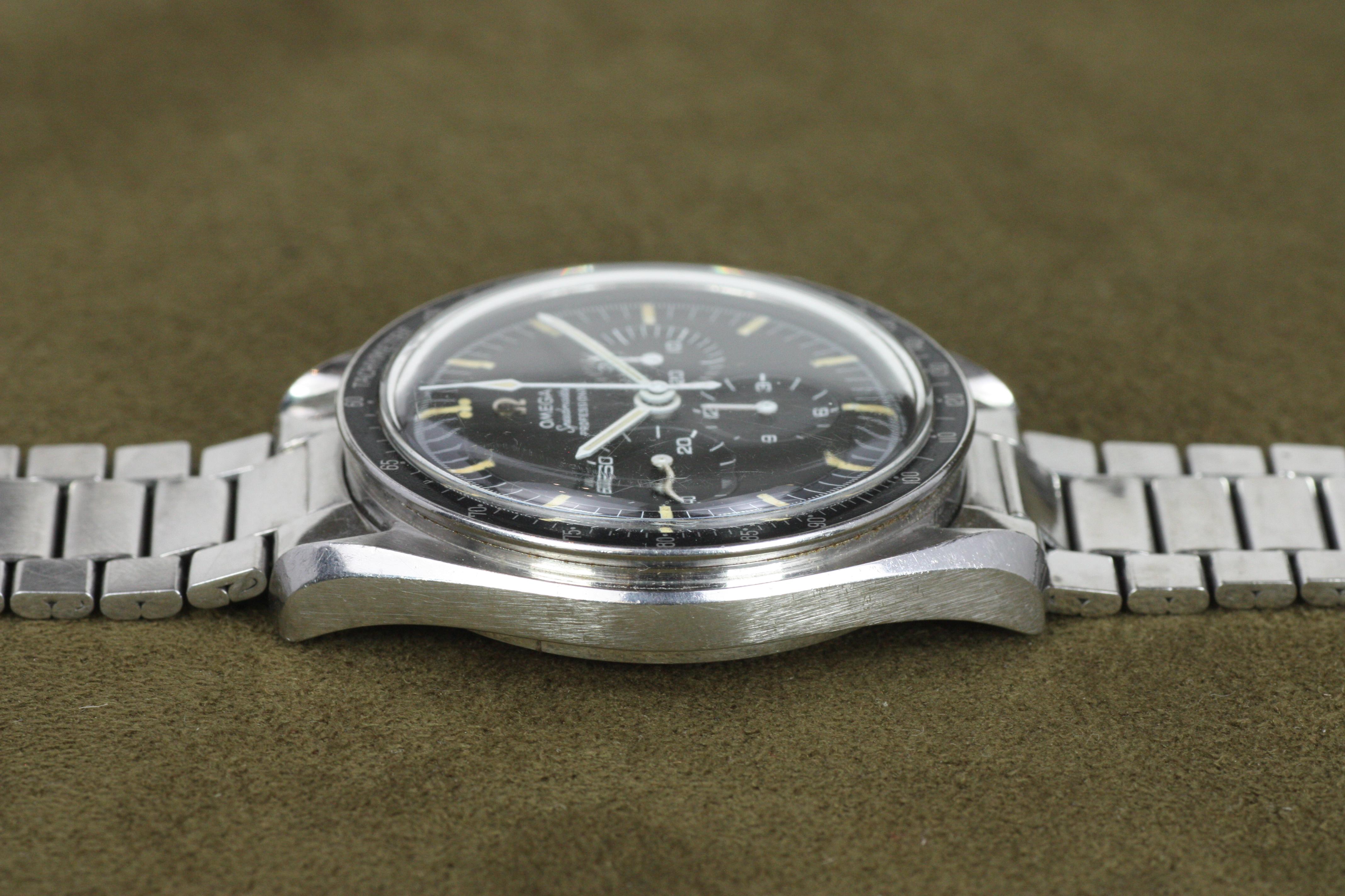 Reloj Lunar Omega Speedmaster Profesional de 1960 Primera Generación con Caballito de Mar en venta 4