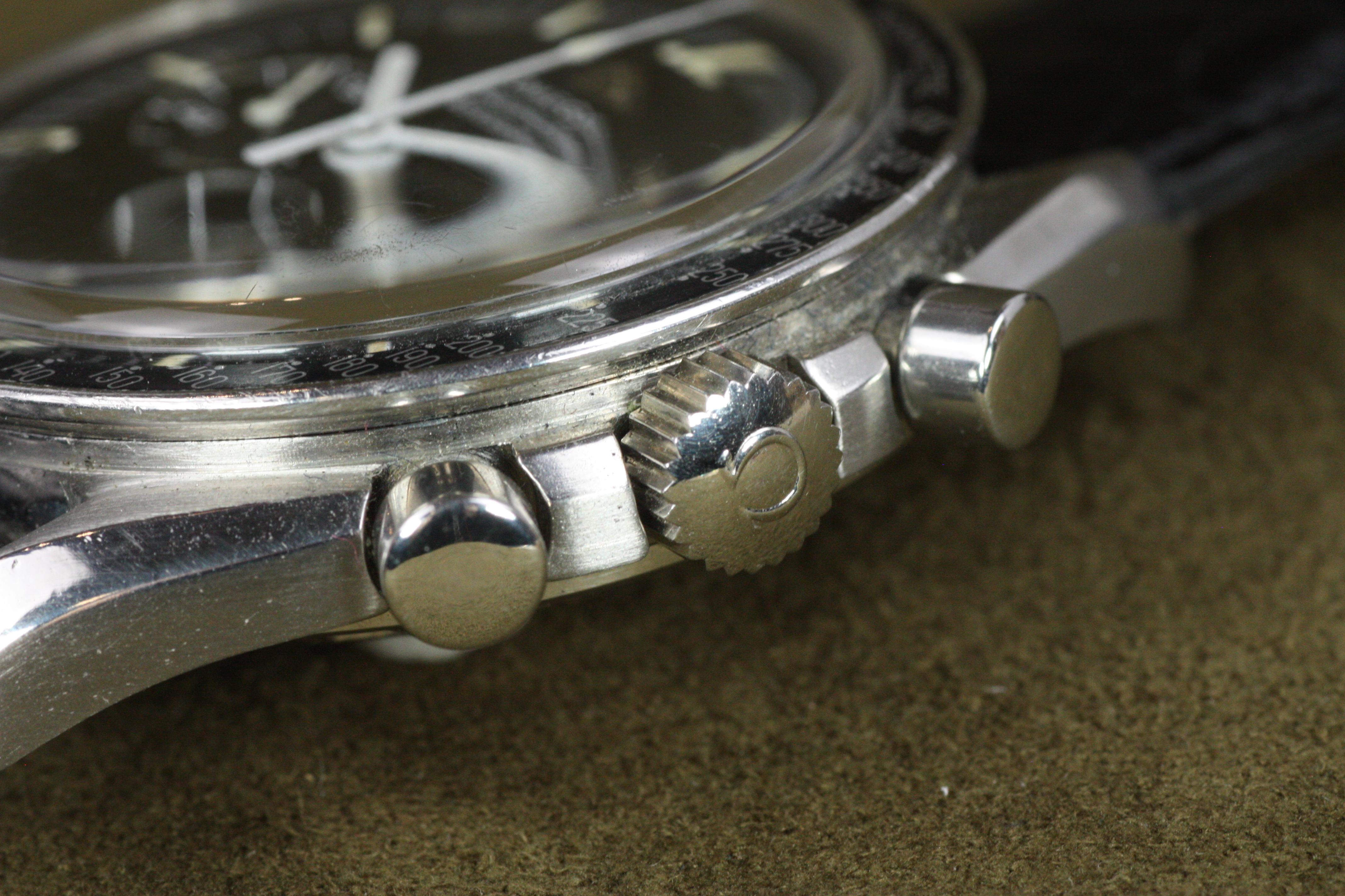 Reloj Lunar Omega Speedmaster Profesional de 1960 Primera Generación con Caballito de Mar en venta 5