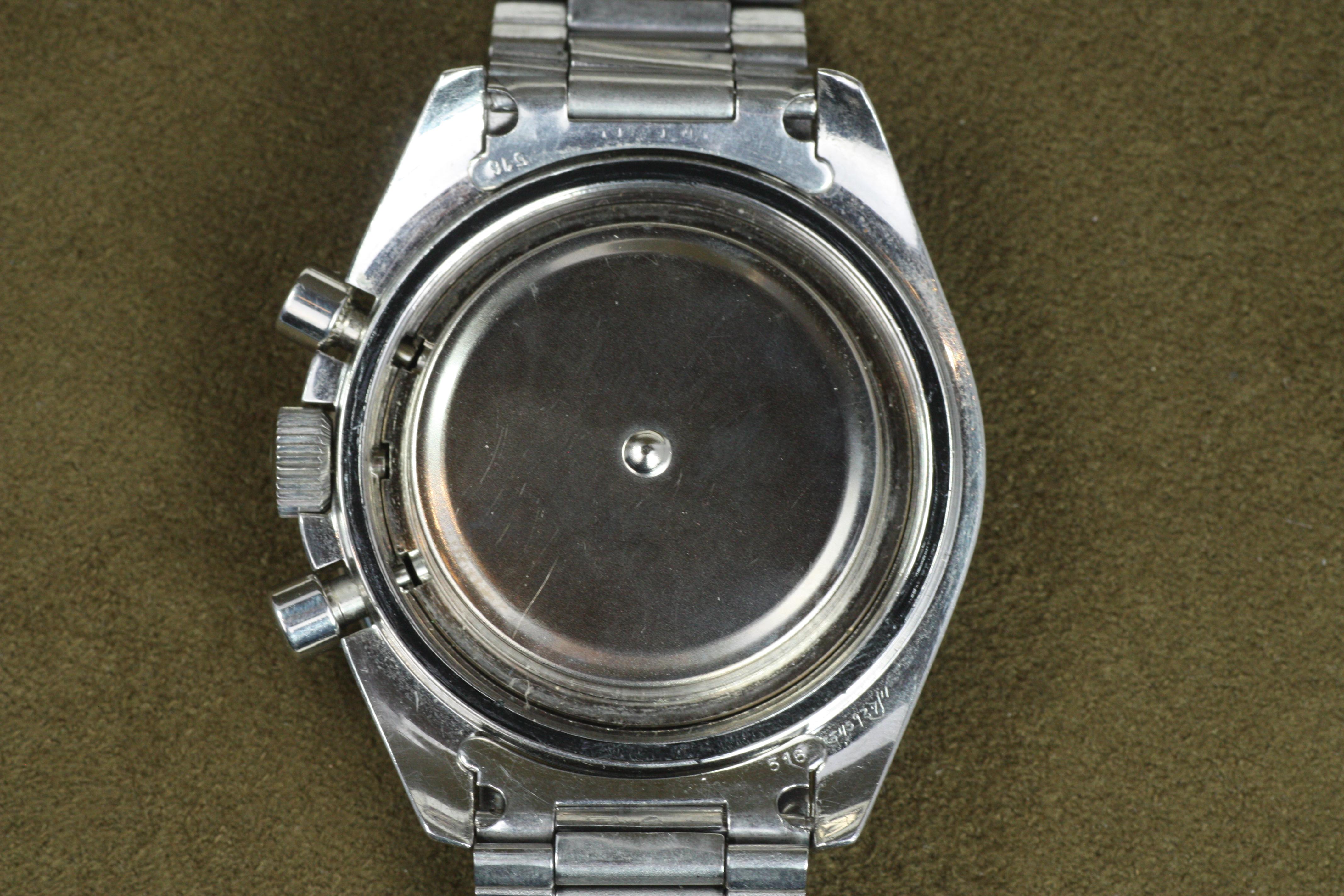 Reloj Lunar Omega Speedmaster Profesional de 1960 Primera Generación con Caballito de Mar en venta 5