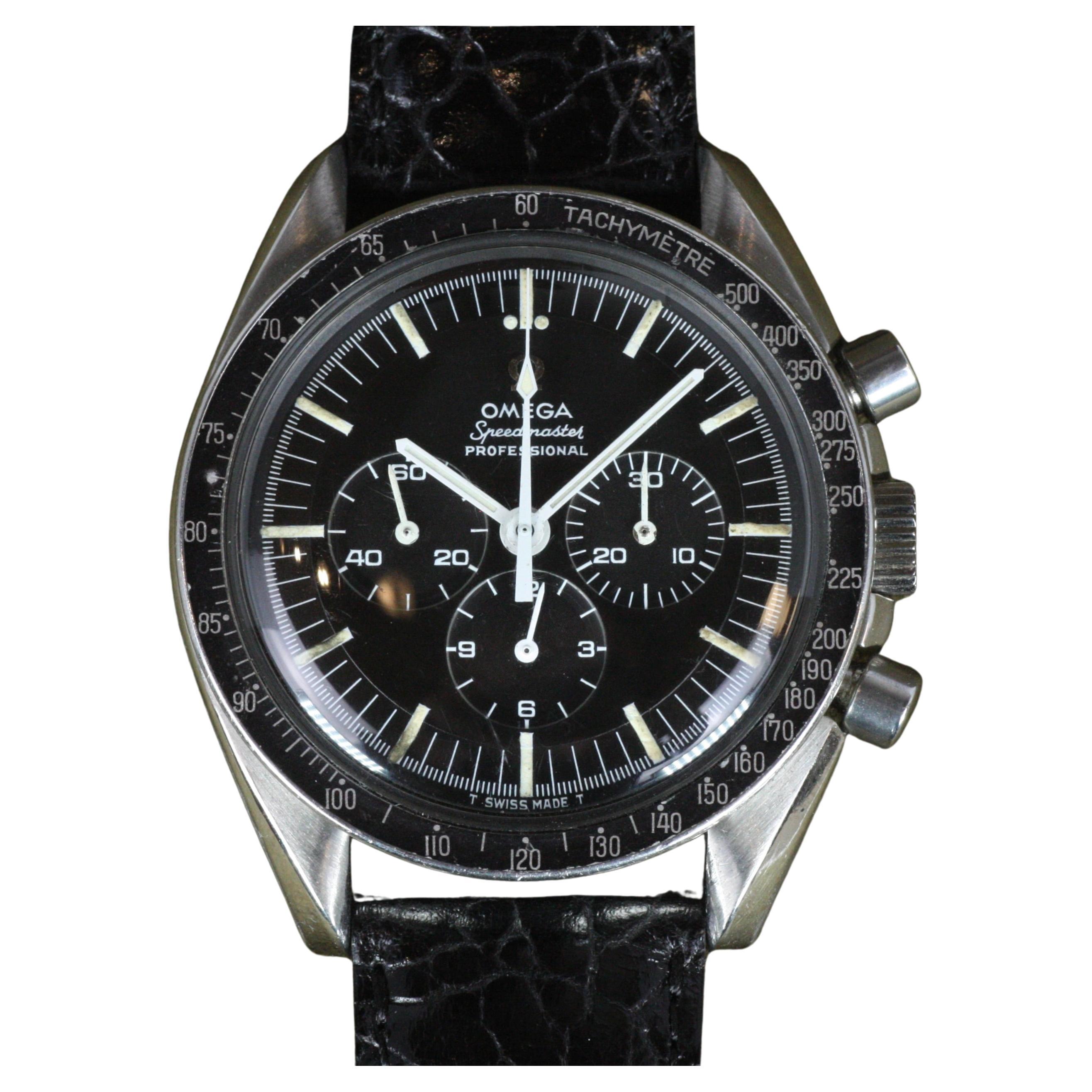 Reloj Lunar Omega Speedmaster Profesional de 1960 Primera Generación con Caballito de Mar