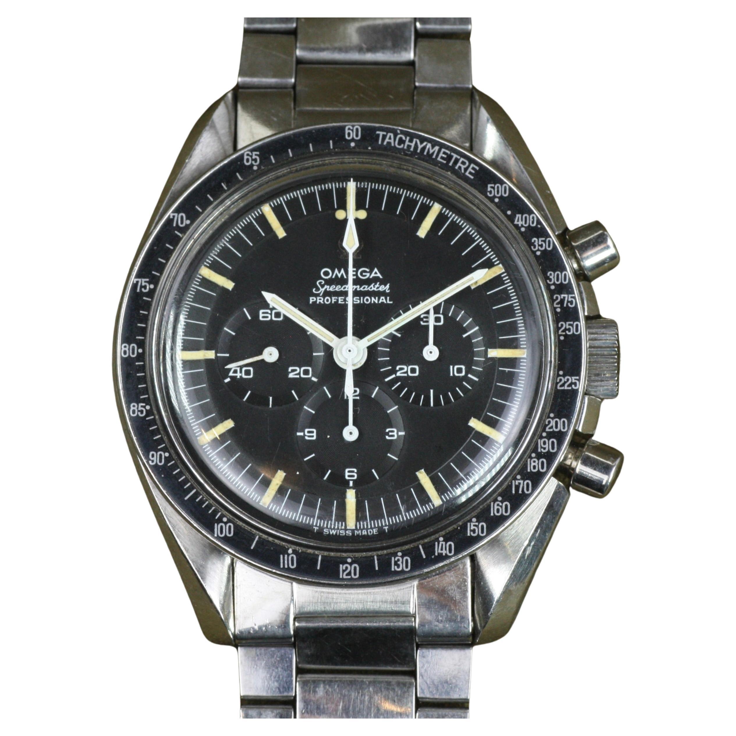 Reloj Lunar Omega Speedmaster Profesional de 1960 Primera Generación con Caballito de Mar