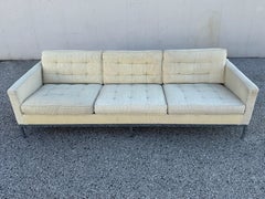 1960s One-Owner Florence Knoll Model 1206 Three-Seat Sofa - For Reupholstery