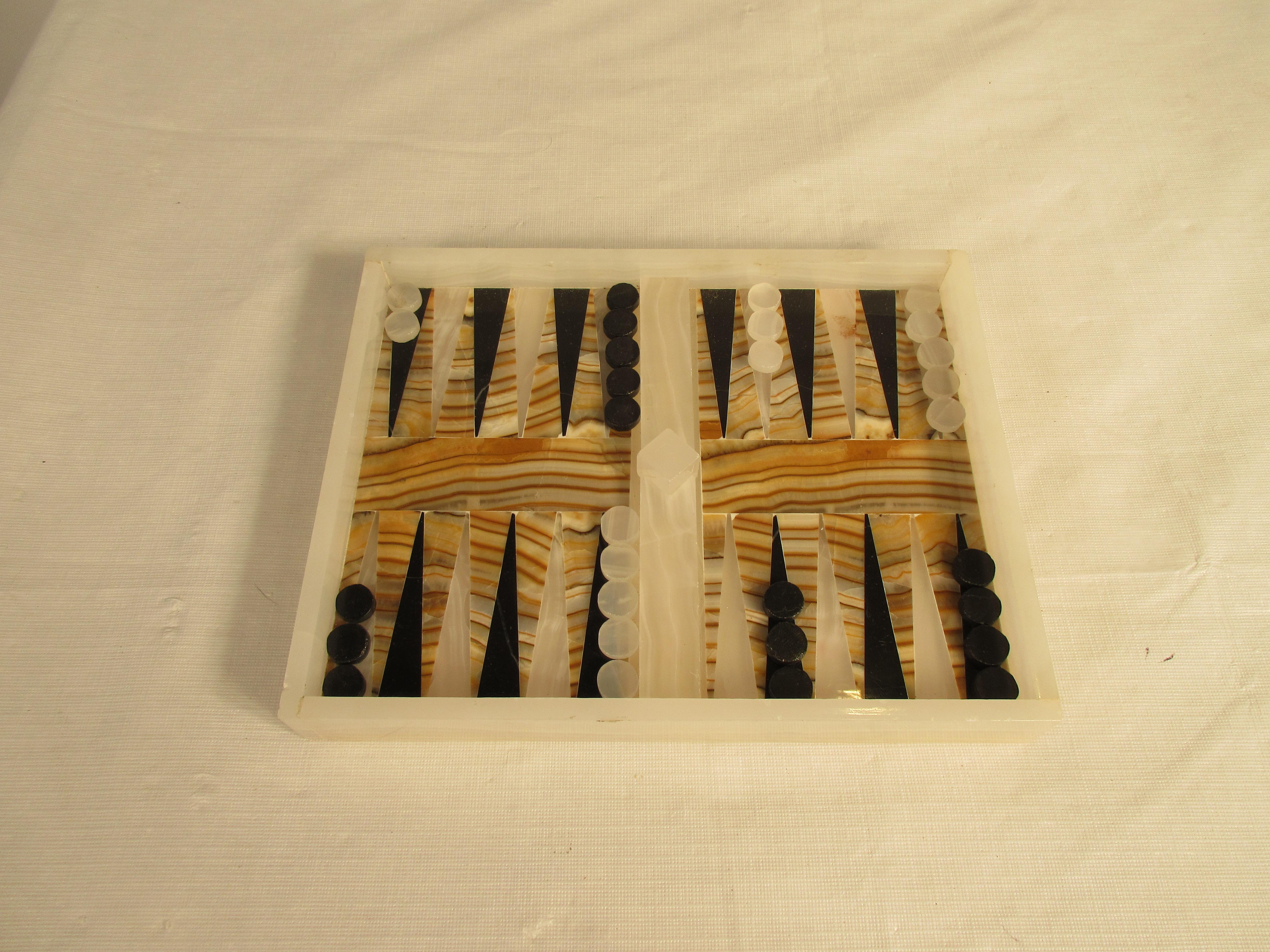 onyx backgammon set